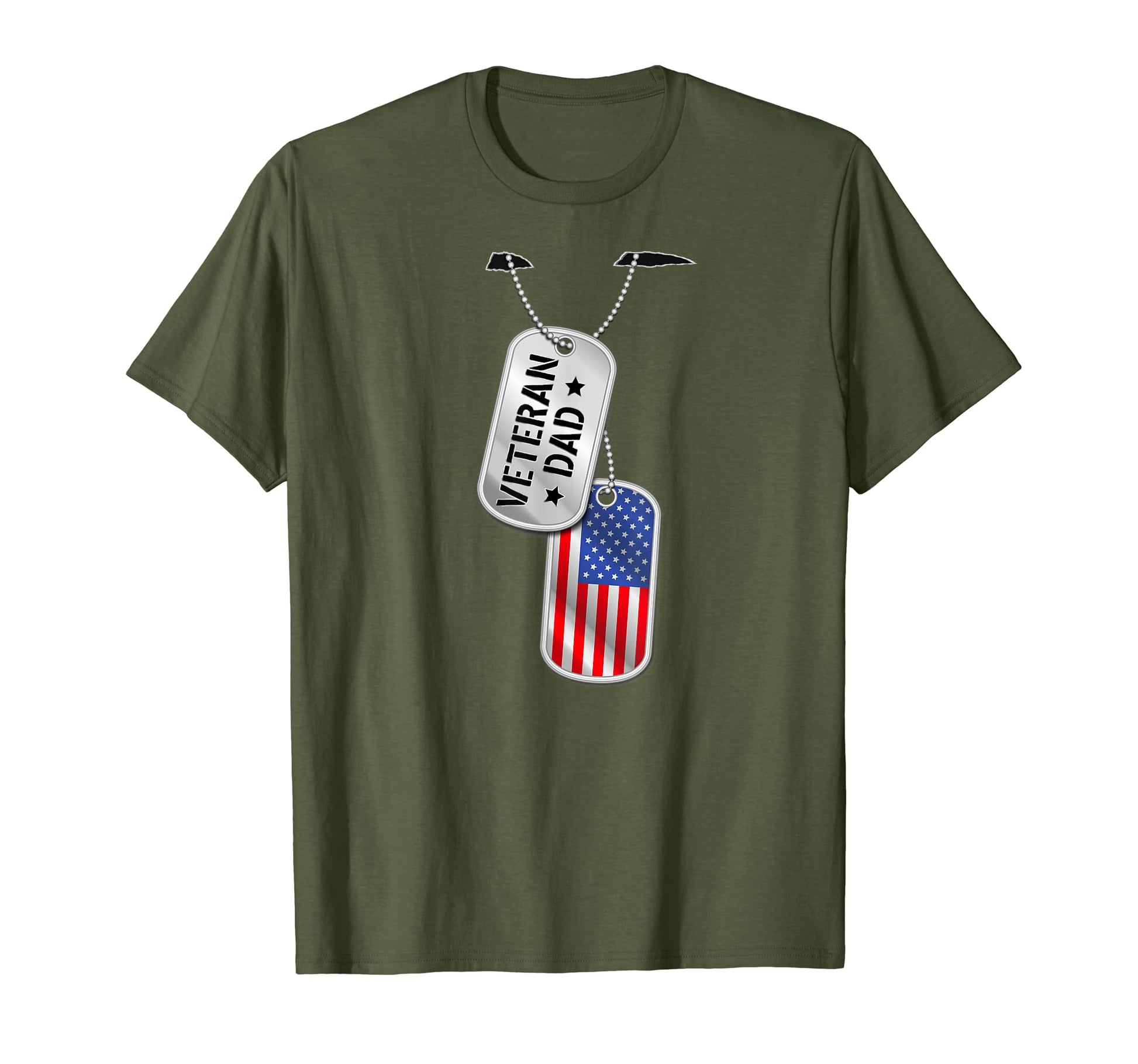 American Military Veteran Dad Veteran T-Shirt - Trendy Graphic Men Women - T-Shirt, Sweatshirt, Hoodie