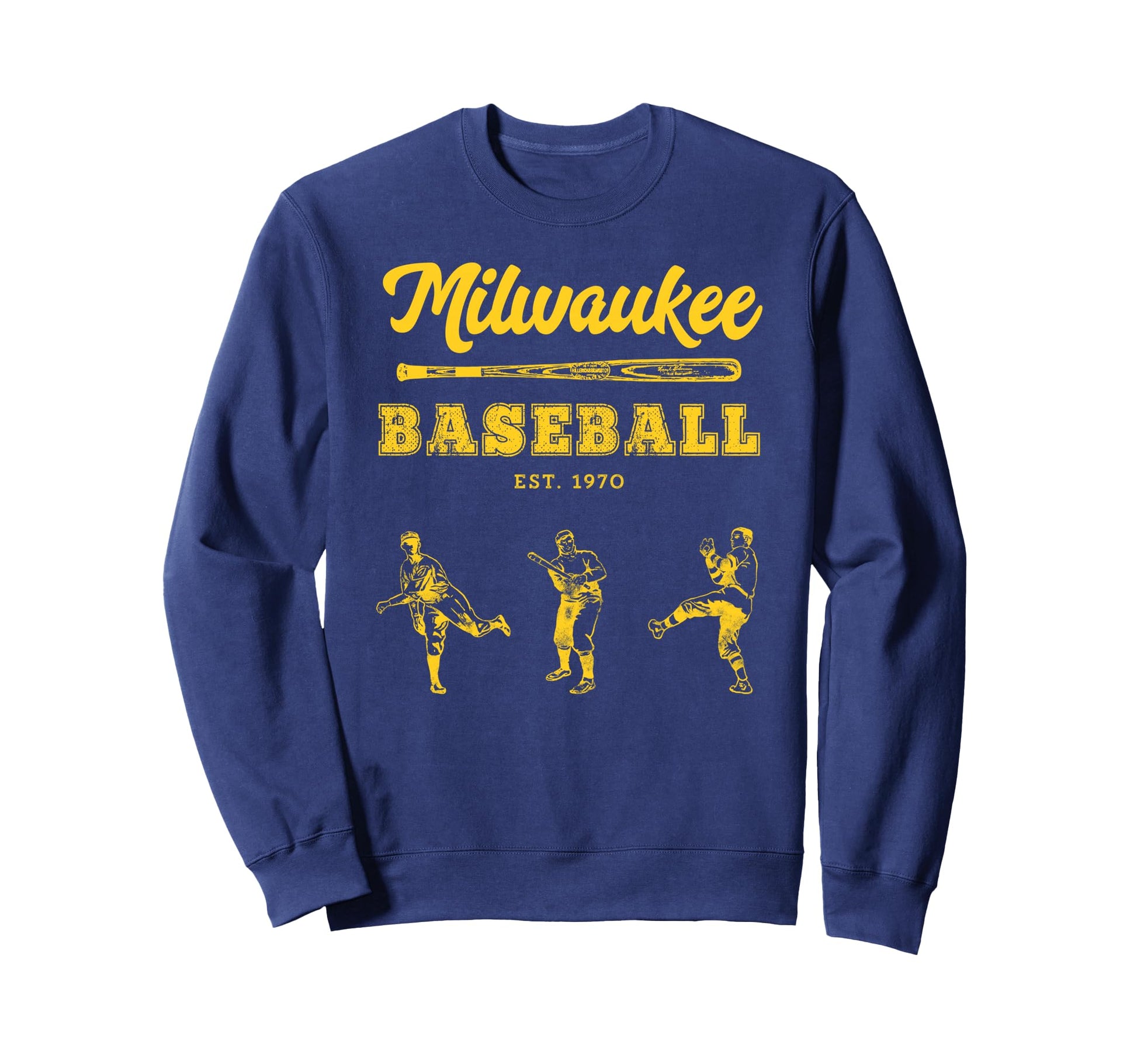 Milwaukee Baseball Fan Sweatshirt - Minimalist Print Unisex - T-Shirt, Sweatshirt, Hoodie