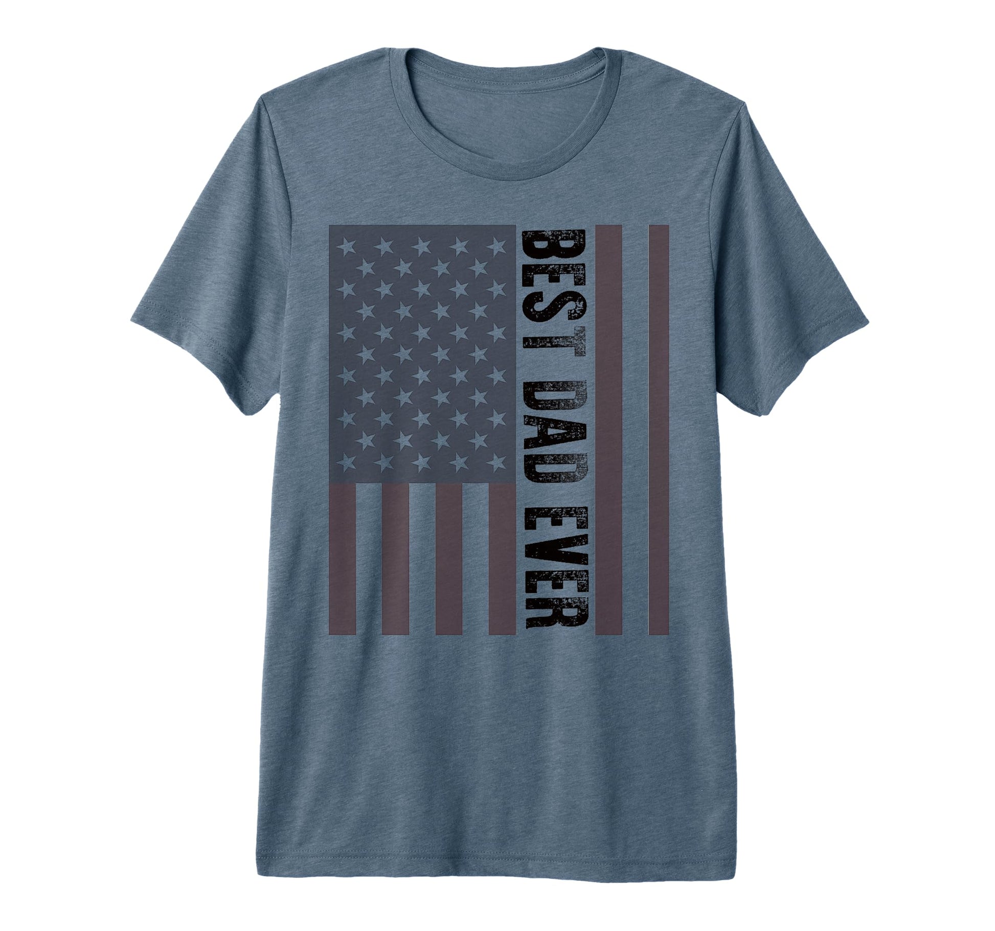 Best Dad Ever American Military Flag T-Shirt - Unique Graphic for Adults - T-Shirt, Sweatshirt, Hoodie