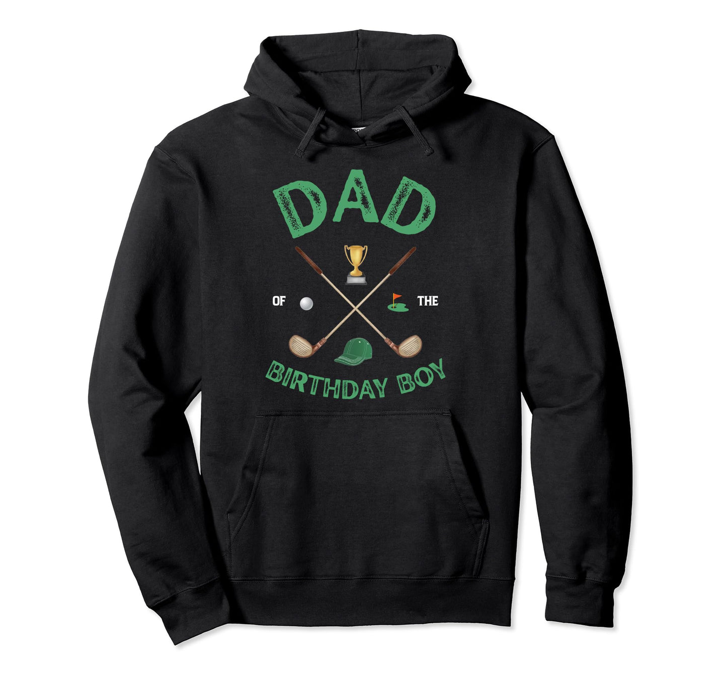 Dad Birthday Golfer Matching 1St Bday Hoodie - Trendy Graphic for Adults - T-Shirt, Sweatshirt, Hoodie