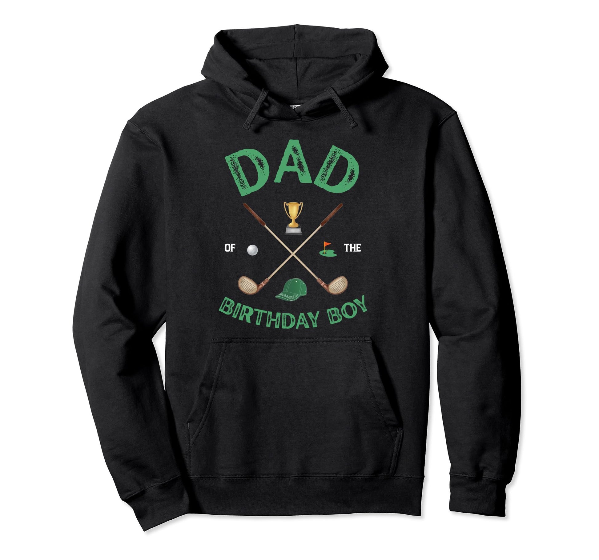 Dad Birthday Golfer Matching 1St Bday Hoodie - Trendy Graphic for Adults - T-Shirt, Sweatshirt, Hoodie
