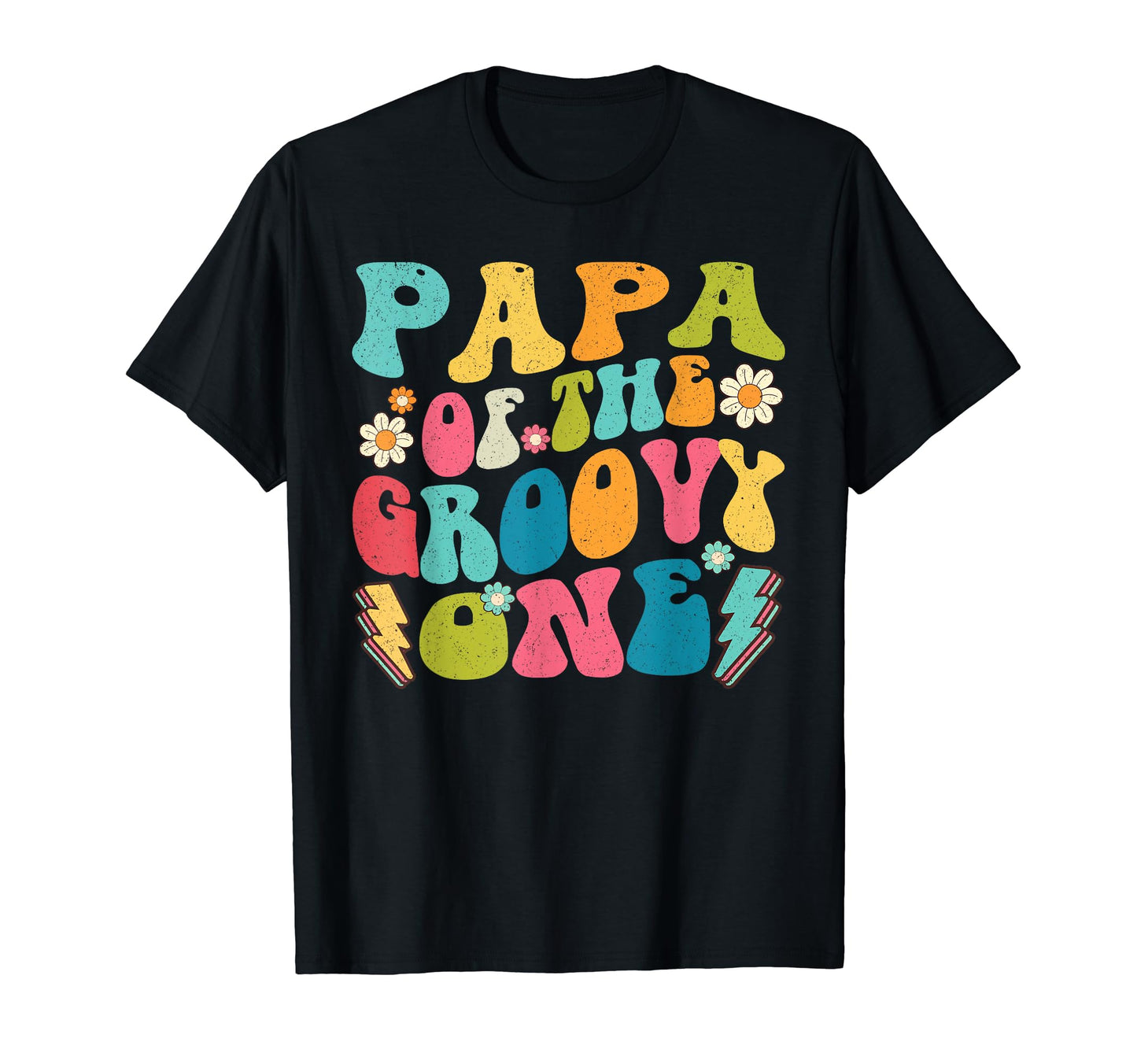Papa Groovy One Matching Family 1St T-Shirt - Aesthetic Graphic for Adults - T-Shirt, Sweatshirt, Hoodie