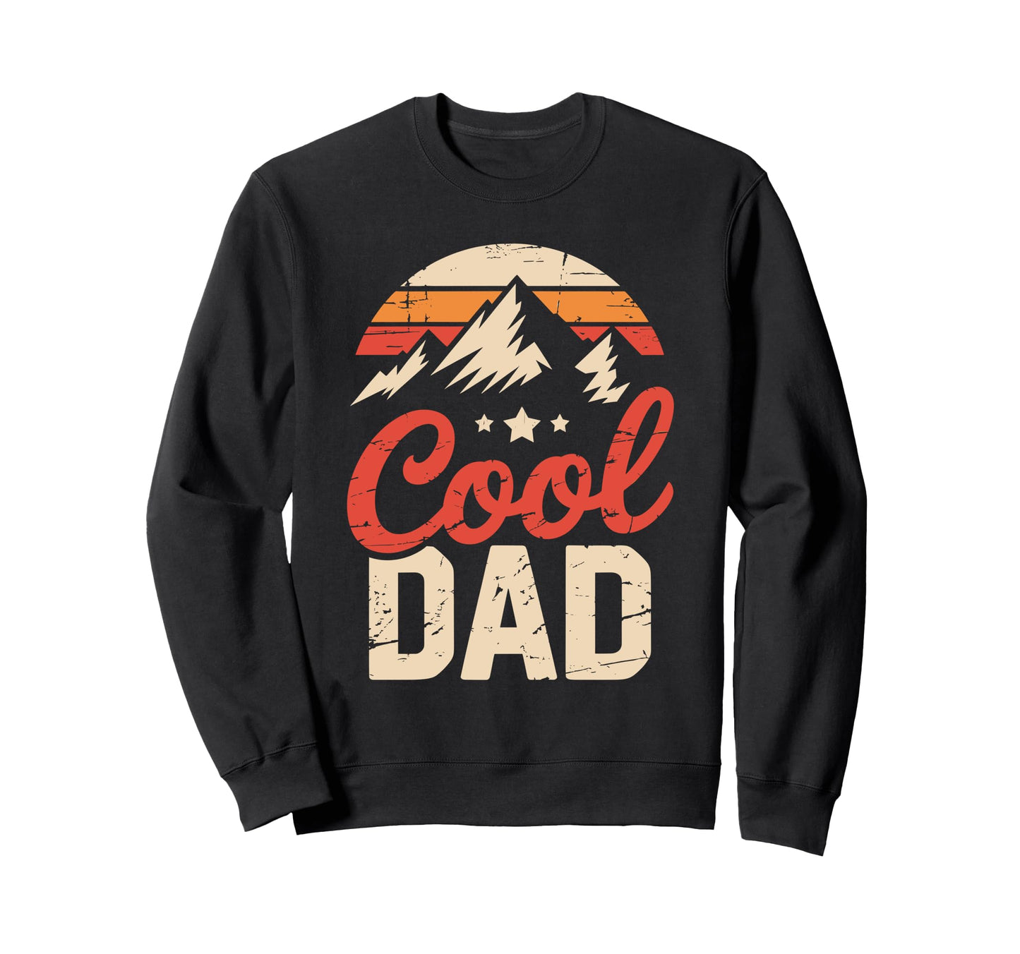 Dad Camping Funny Outdoor Hiking Sweatshirt - Custom Art Print Men Women - T-Shirt, Sweatshirt, Hoodie
