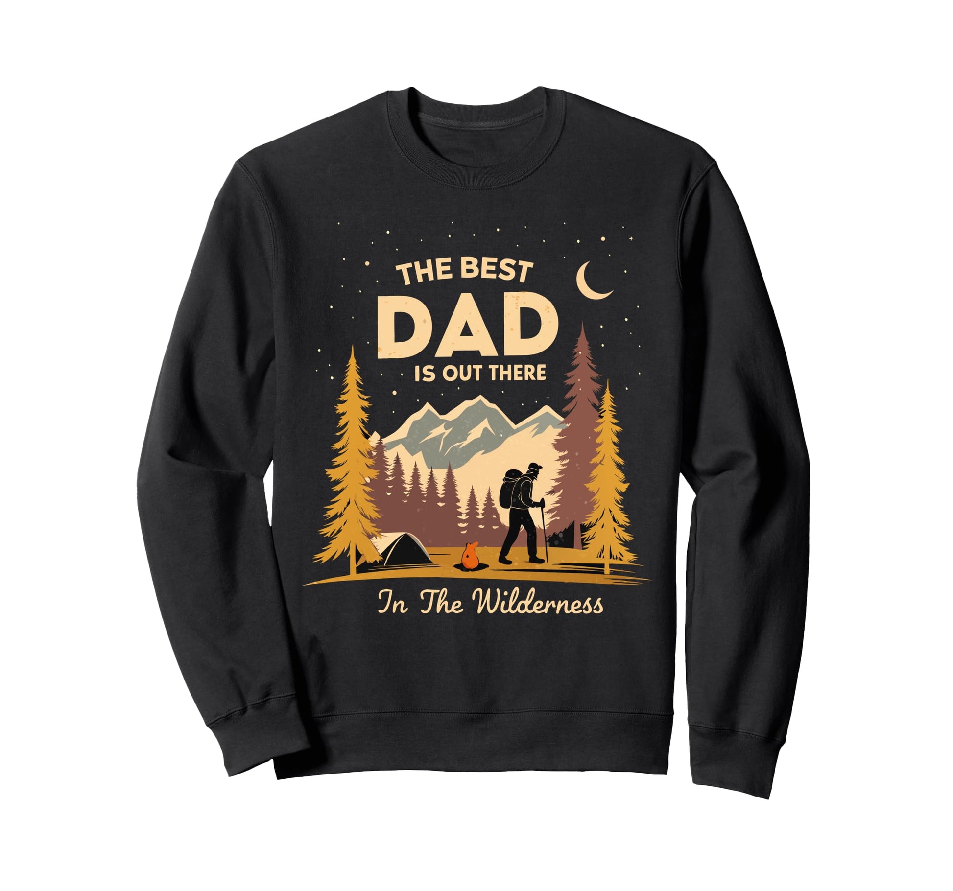 Fathers Day Outdoor Dads Wilderness Sweatshirt - Custom Art Print Unisex - T-Shirt, Sweatshirt, Hoodie