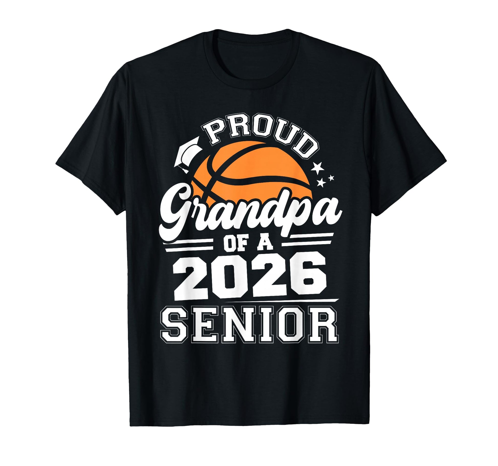 Proud Grandpa 2026 Senior Basketball T-Shirt - Unique Graphic Men Women - T-Shirt, Sweatshirt, Hoodie