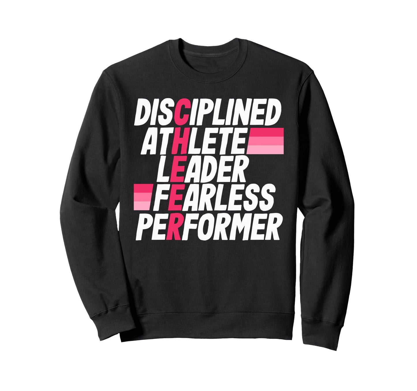 Cheerleader Cheerleading Cheer Sweatshirt - Custom Art Print for Adults - T-Shirt, Sweatshirt, Hoodie