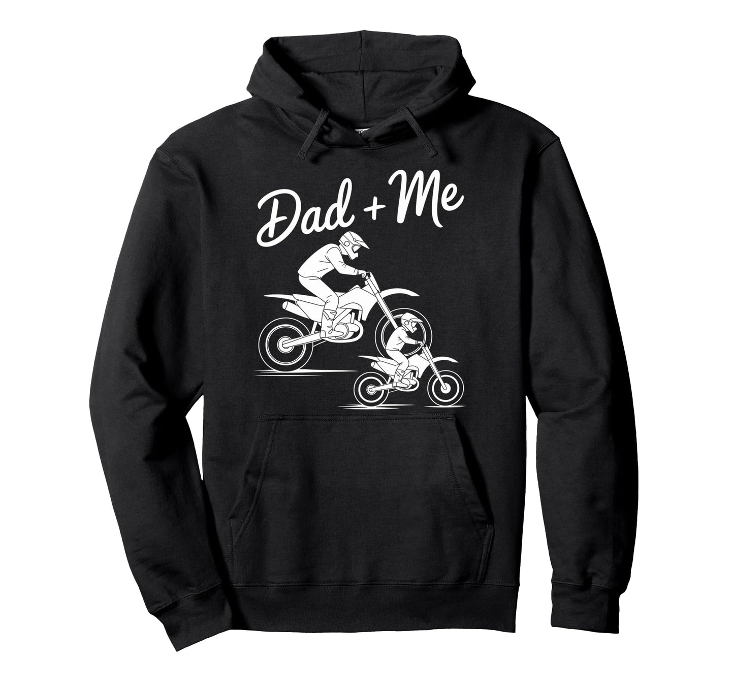 Like Father Like Son Dad And Me Biker Hoodie - Aesthetic Graphic Men Women - T-Shirt, Sweatshirt, Hoodie