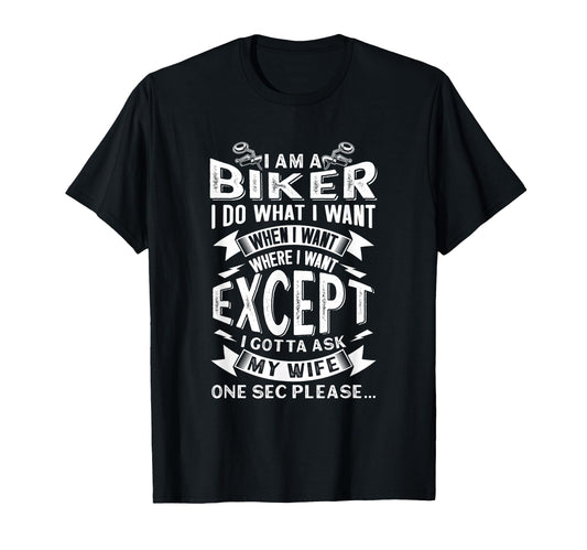 Biker Outfit Funny Motorcycle Quotes T-Shirt - Graphic Print Men Women - T-Shirt, Sweatshirt, Hoodie