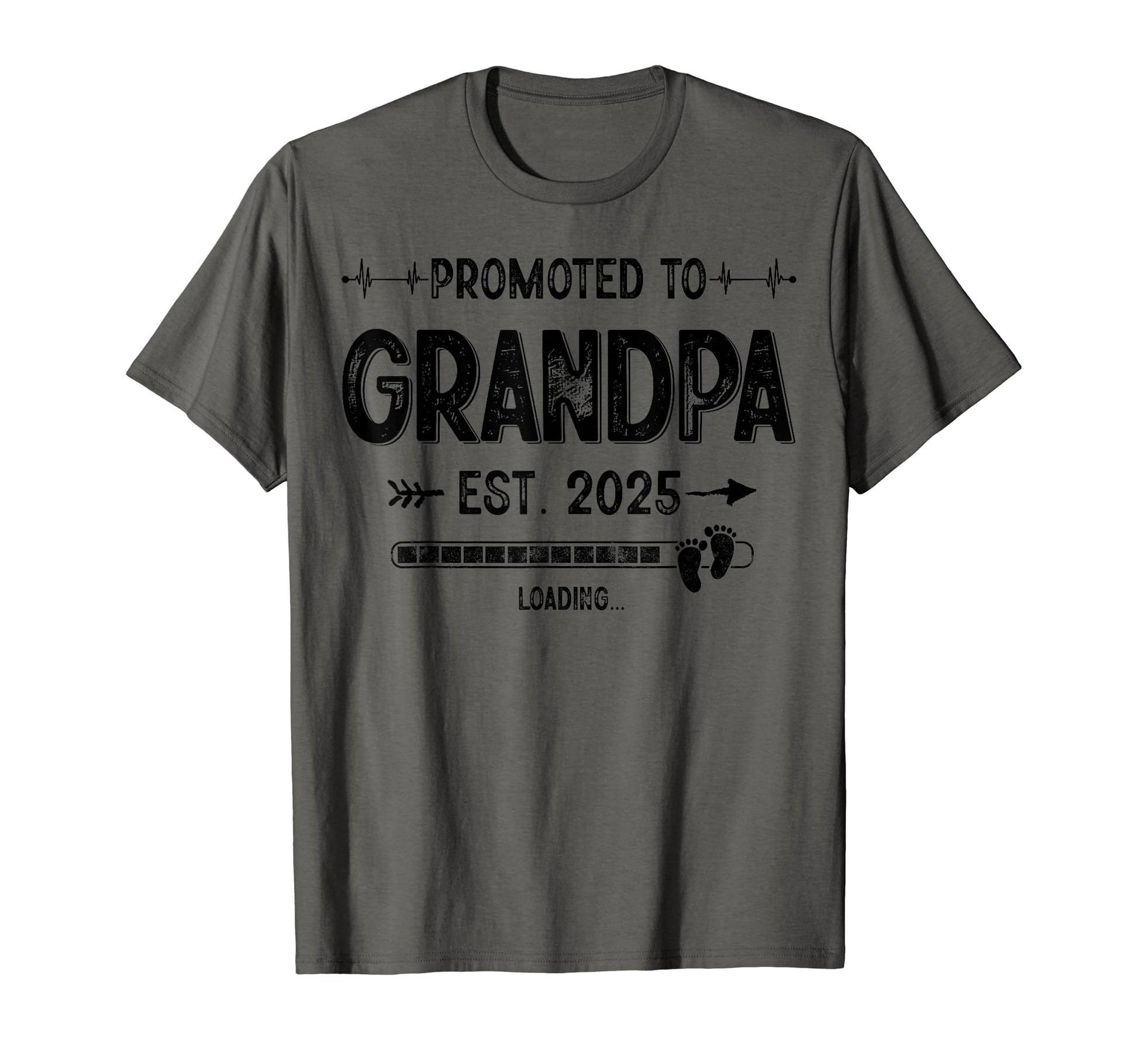 Soon To Be Grandpa Est 2025 Promoted T-Shirt - Aesthetic Graphic Men Women - T-Shirt, Sweatshirt, Hoodie