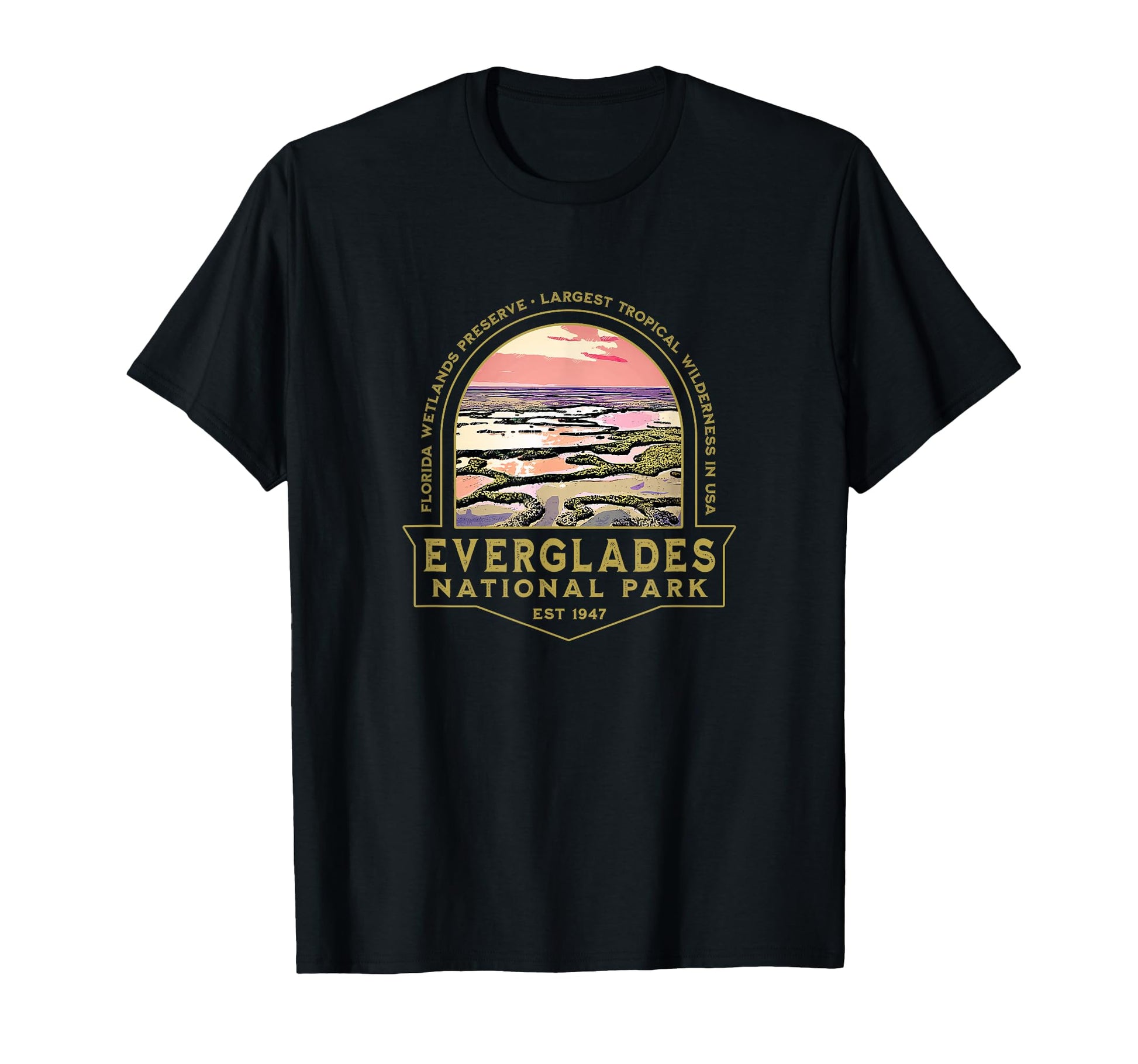 Everglades National Park Florida Fl T-Shirt - Trendy Graphic for Adults - T-Shirt, Sweatshirt, Hoodie
