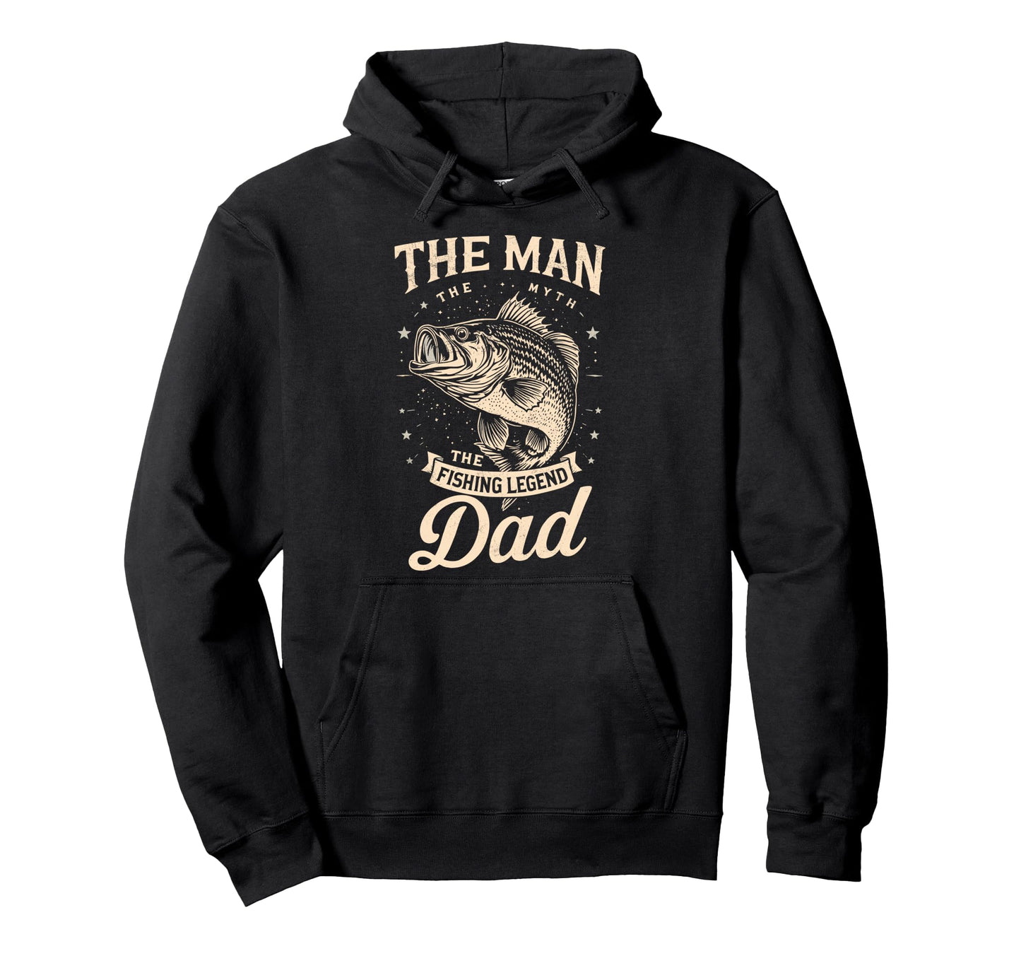 Myth Fishing Legend Dad Fish Fan Fisherman Hoodie - Novelty Apparel Unisex - T-Shirt, Sweatshirt, Hoodie