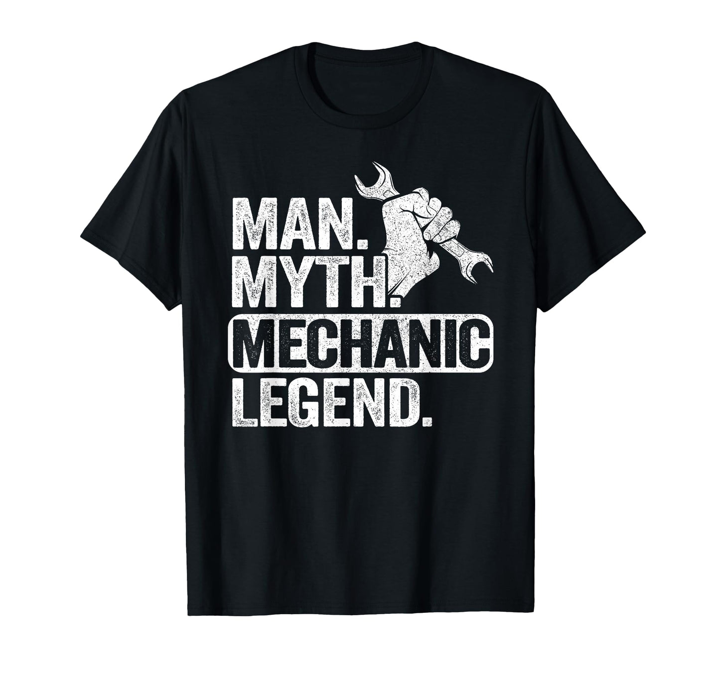 Myth Mechanic Legend Car Guy Garage Dad T-Shirt - Aesthetic Graphic Unisex - T-Shirt, Sweatshirt, Hoodie