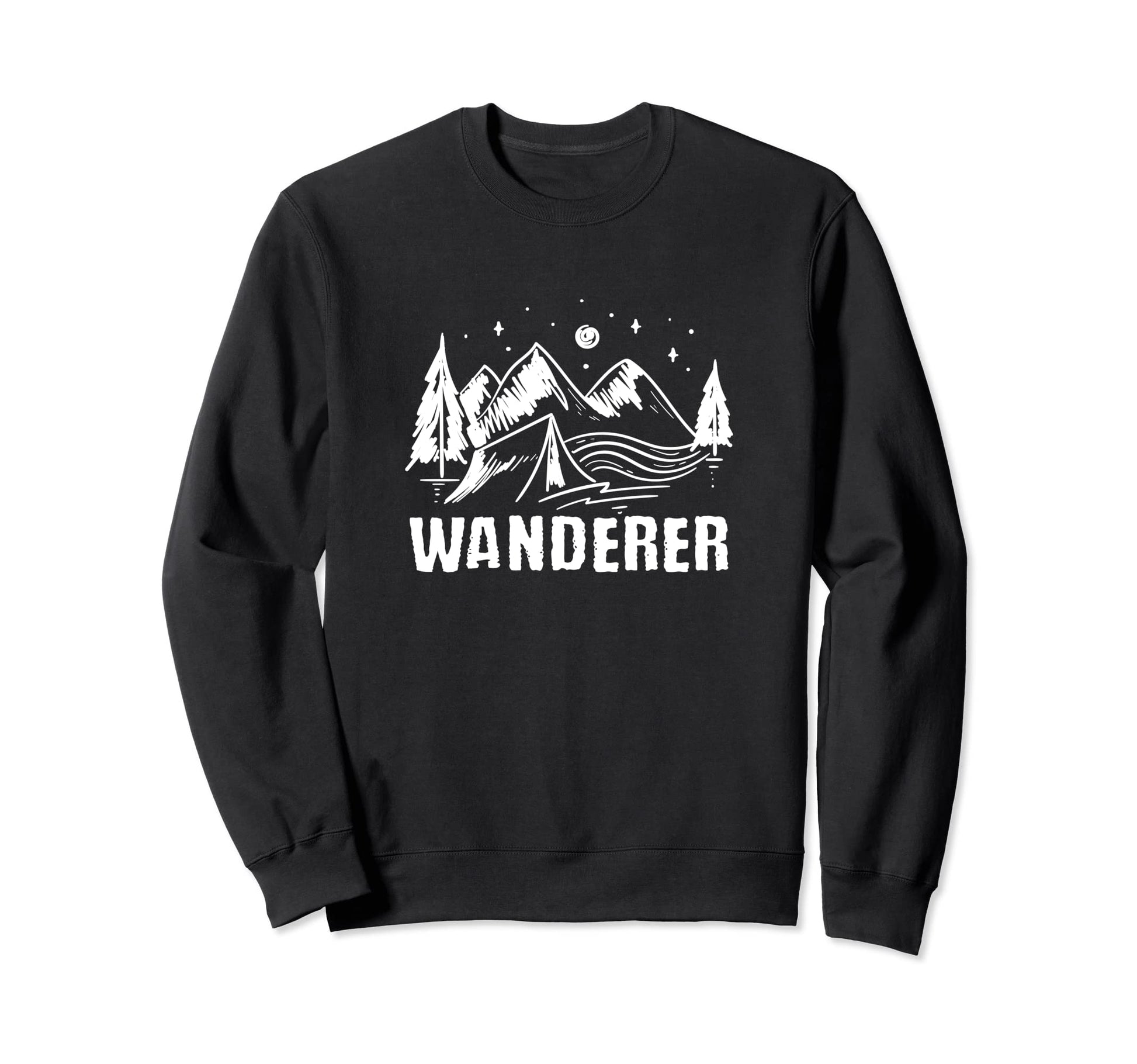 Hiking Nature Oudoor Camping Sweatshirt - Casual Everyday Wear for Adults - T-Shirt, Sweatshirt, Hoodie