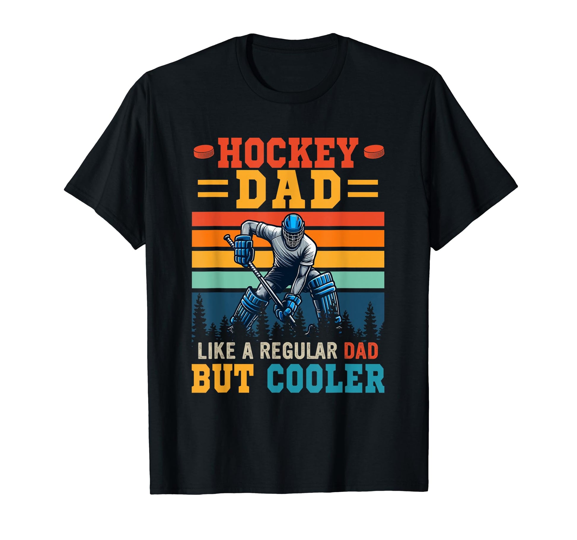 Hockey Dad Definition Cooler Fathers T-Shirt - Custom Art Print for Adults - T-Shirt, Sweatshirt, Hoodie