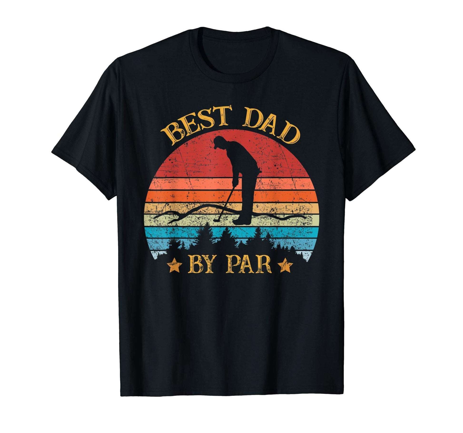 Mens Best Dad Par Fathers Day Golf T-Shirt - Graphic Print for Adults - T-Shirt, Sweatshirt, Hoodie