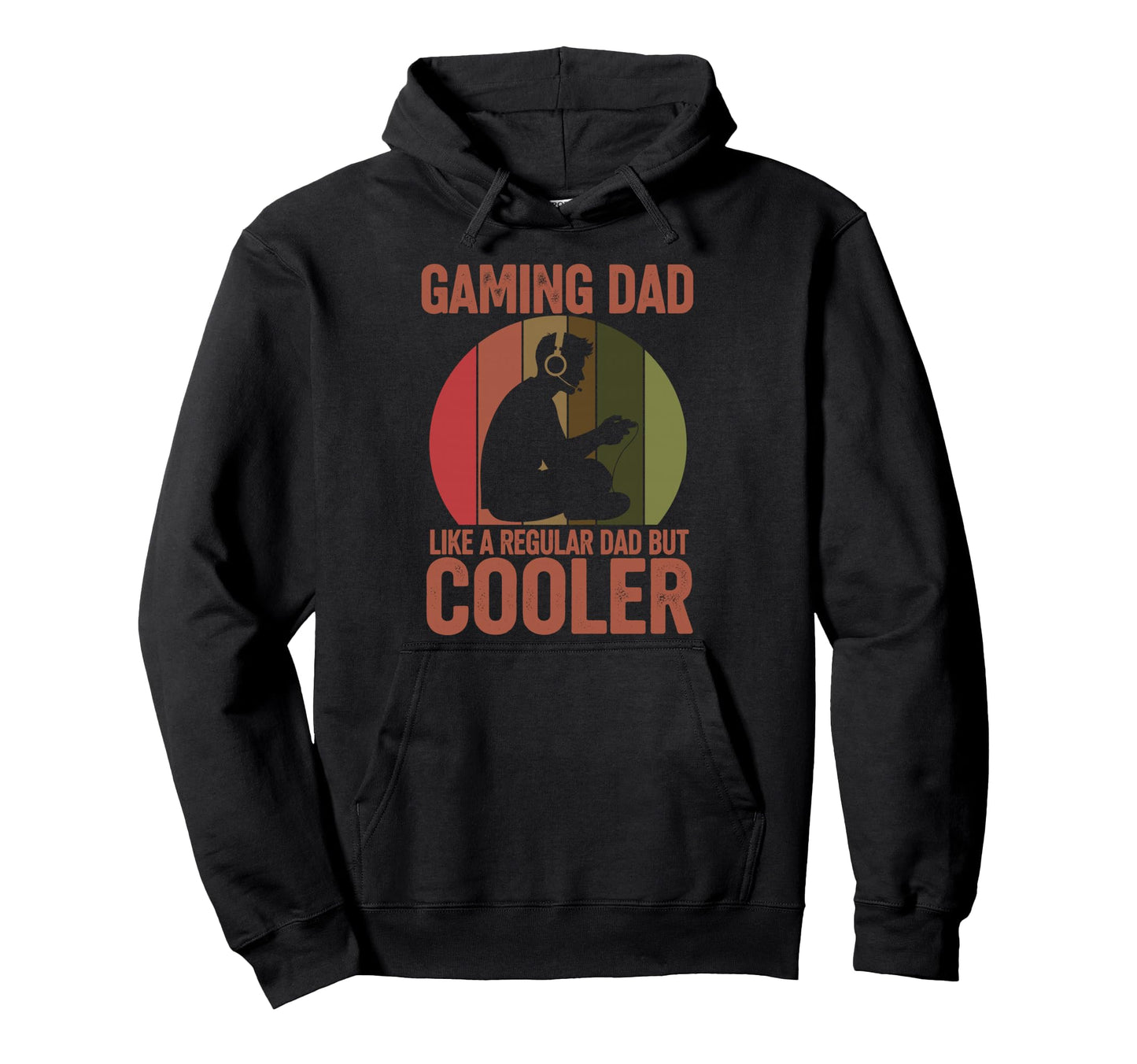 Gaming Dad Like Regular Dad But Cooler Hoodie - Custom Art Print for Adults - T-Shirt, Sweatshirt, Hoodie