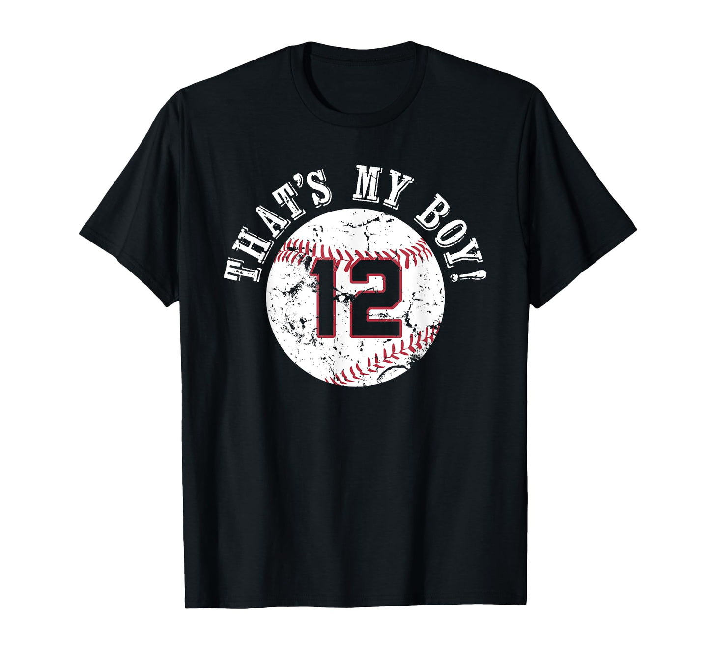 Unique Thats My 12 Baseball Player Mom T-Shirt - Graphic Print Men Women - T-Shirt, Sweatshirt, Hoodie