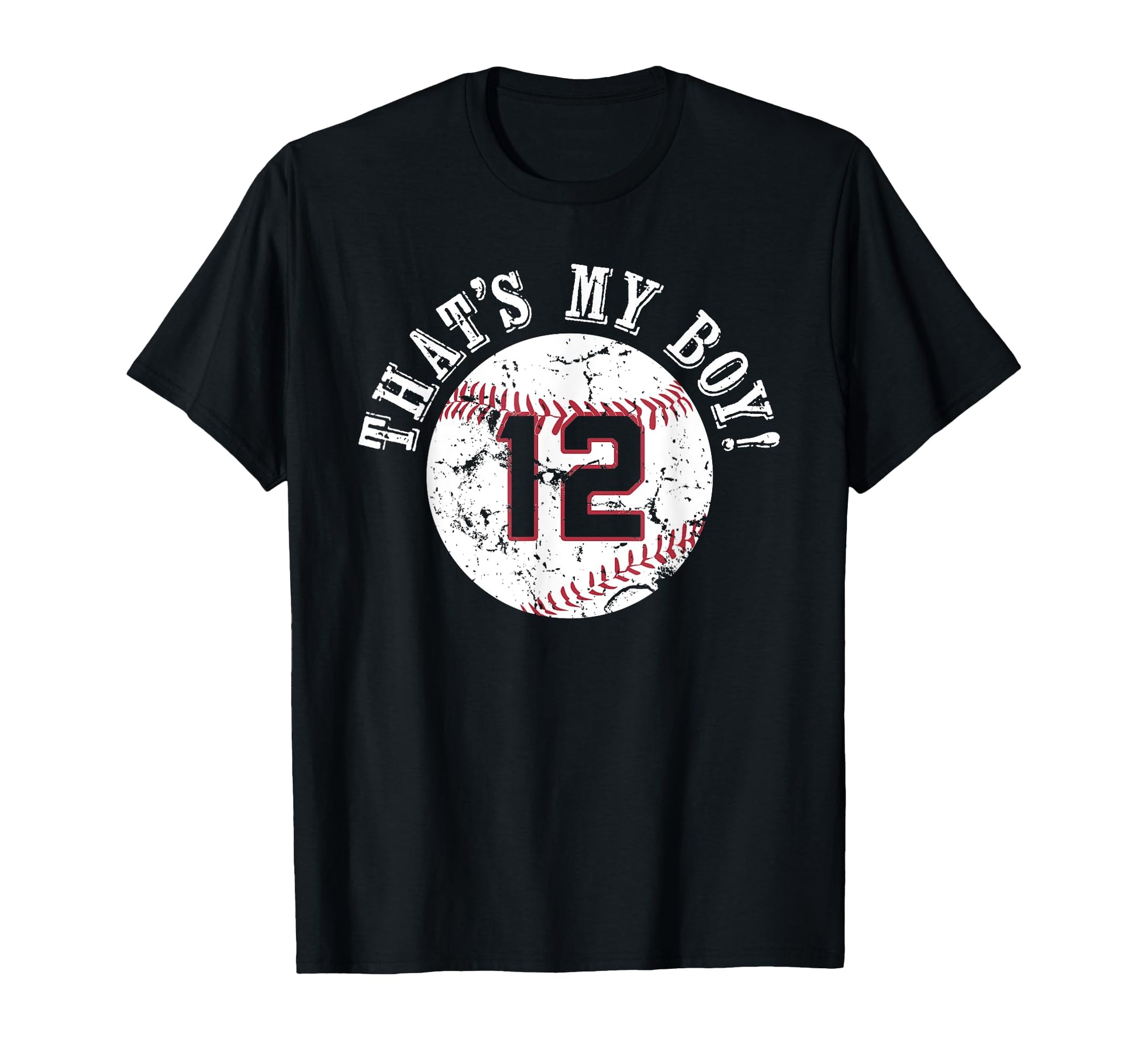 Unique Thats My 12 Baseball Player Mom T-Shirt - Graphic Print Men Women - T-Shirt, Sweatshirt, Hoodie