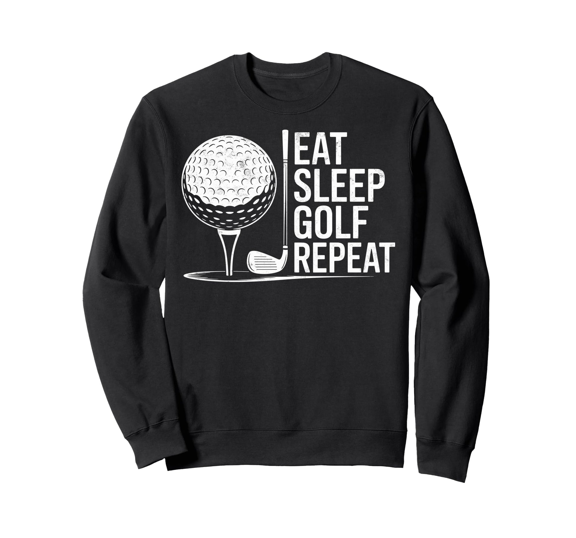 Golf Golfer Golfing Eat Sleep Golf Sweatshirt - Unique Graphic Men Women - T-Shirt, Sweatshirt, Hoodie