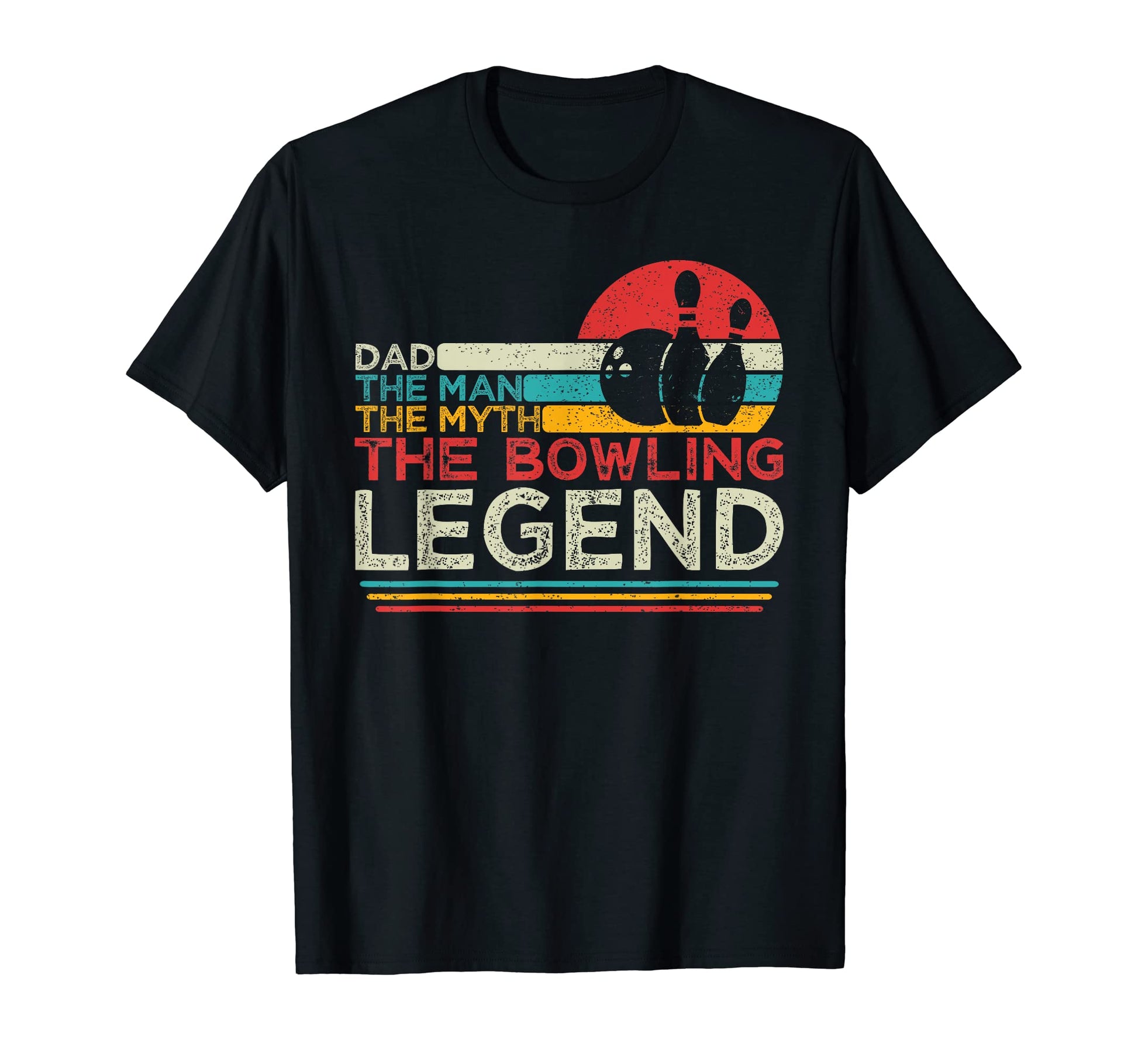 Mens Fathers Day Myth Bowling Legend T-Shirt - Trendy Graphic Men Women - T-Shirt, Sweatshirt, Hoodie