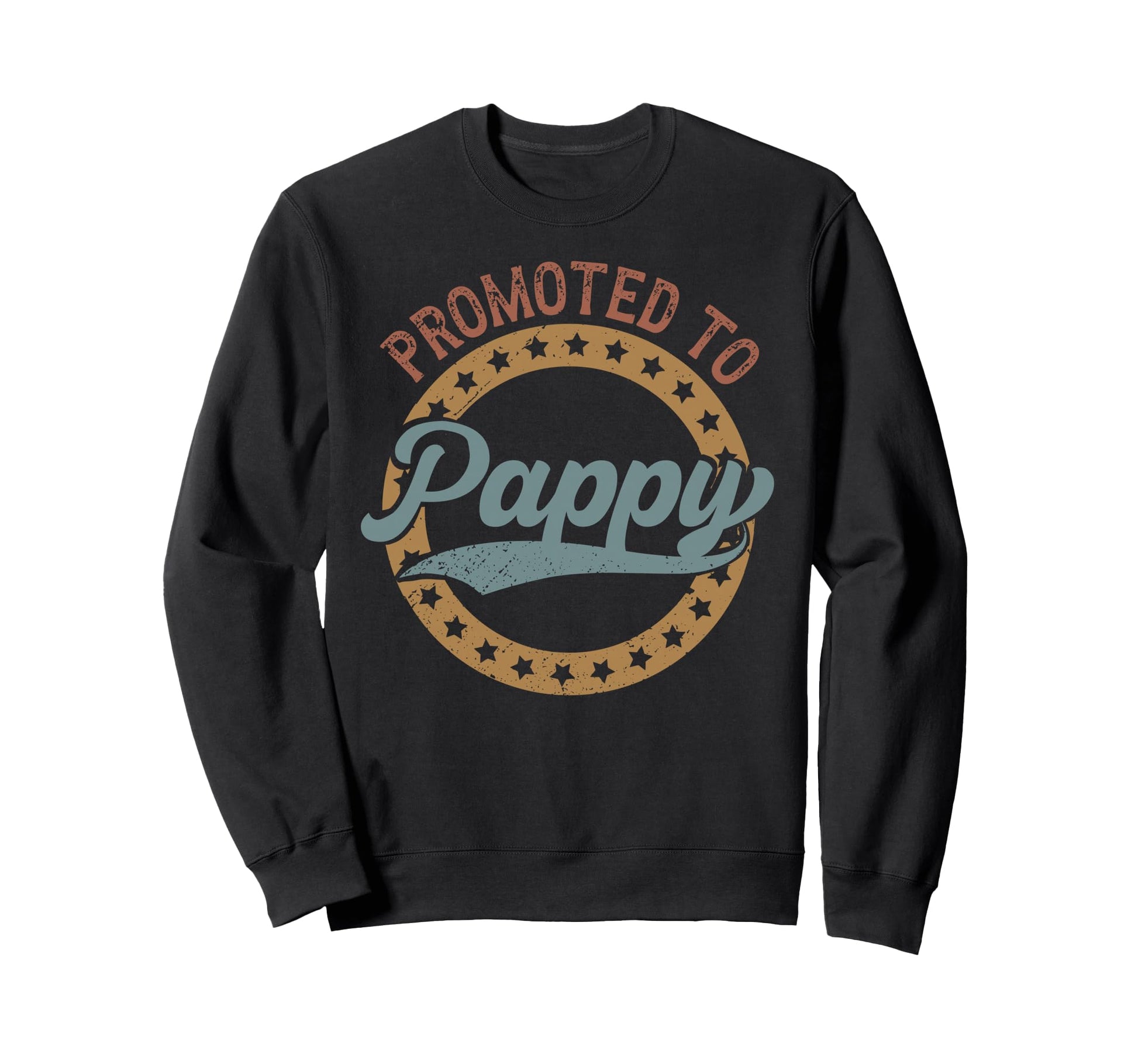 Promoted To Pappy Future Pappy Sweatshirt - Graphic Print Men Women - T-Shirt, Sweatshirt, Hoodie