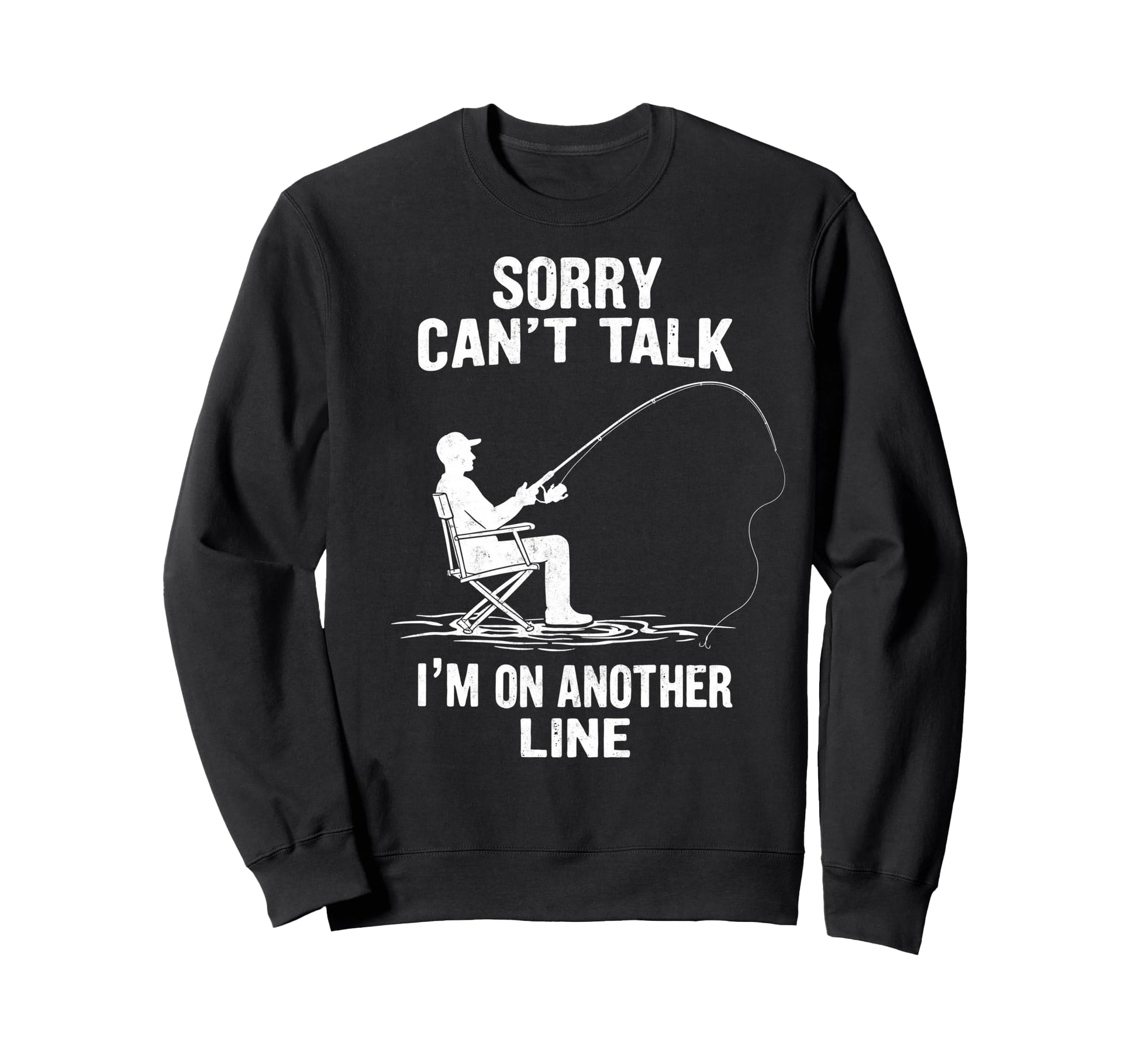 Sorry Cant Talk Im My Other Line Sweatshirt - Trendy Graphic for Adults - T-Shirt, Sweatshirt, Hoodie