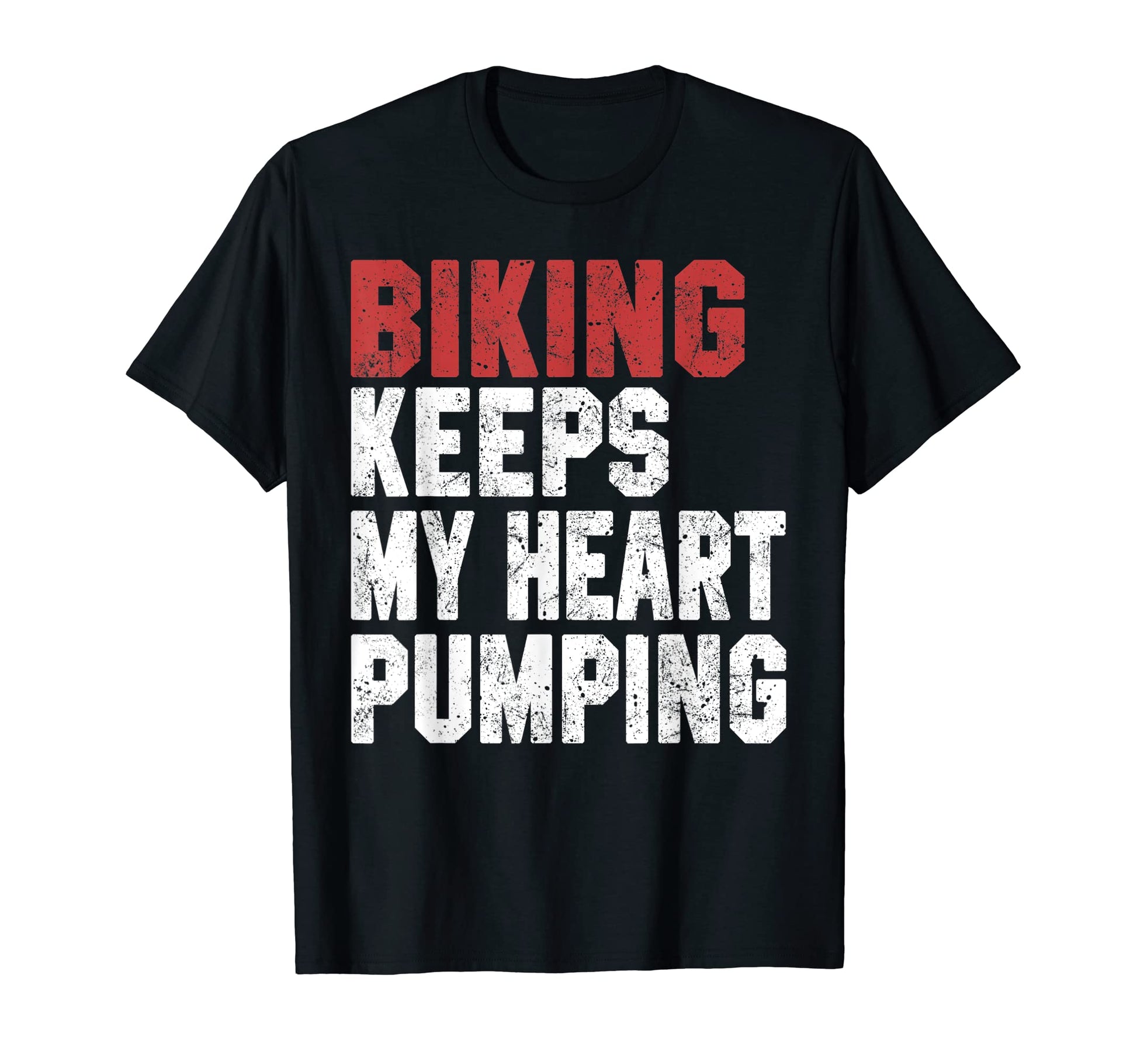 Funny Biking Shirts Biking Keeps My T-Shirt - Aesthetic Graphic Men Women - T-Shirt, Sweatshirt, Hoodie