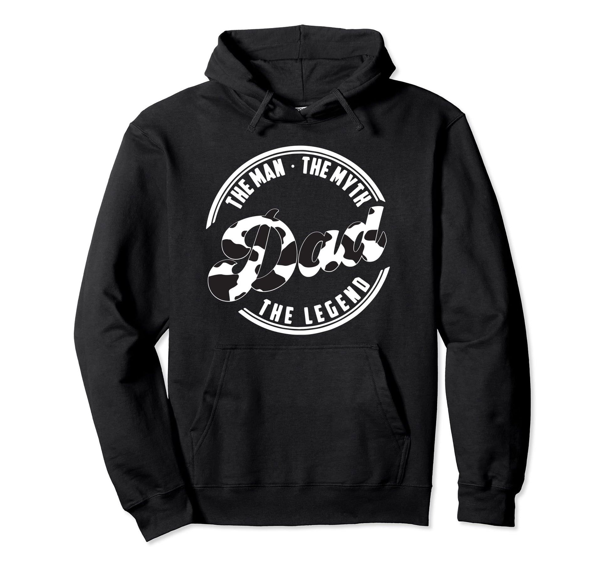 Myth Legend Daddy Love Cows Dad Cow Hoodie - Custom Art Print for Adults - T-Shirt, Sweatshirt, Hoodie