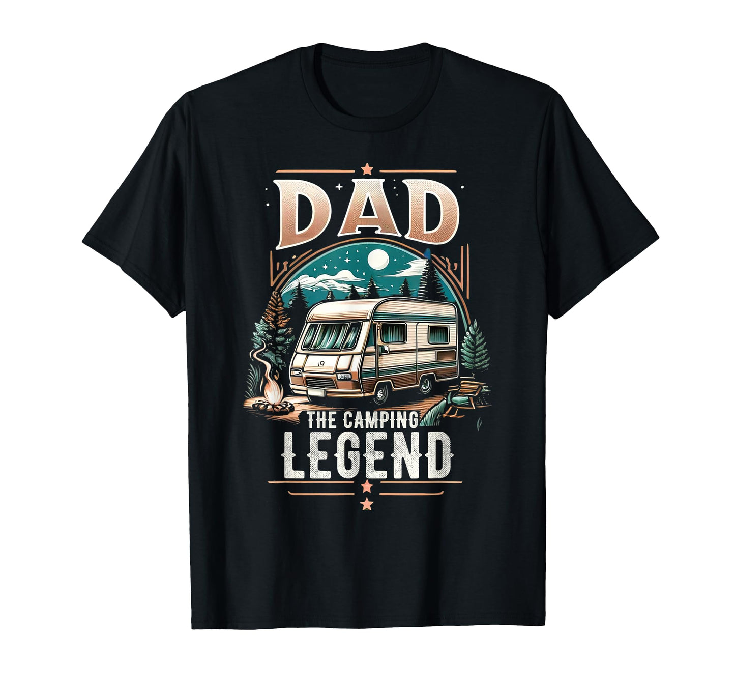 Dad Fathers Day Dad Camping Legend T-Shirt - Streetwear Style for Adults - T-Shirt, Sweatshirt, Hoodie
