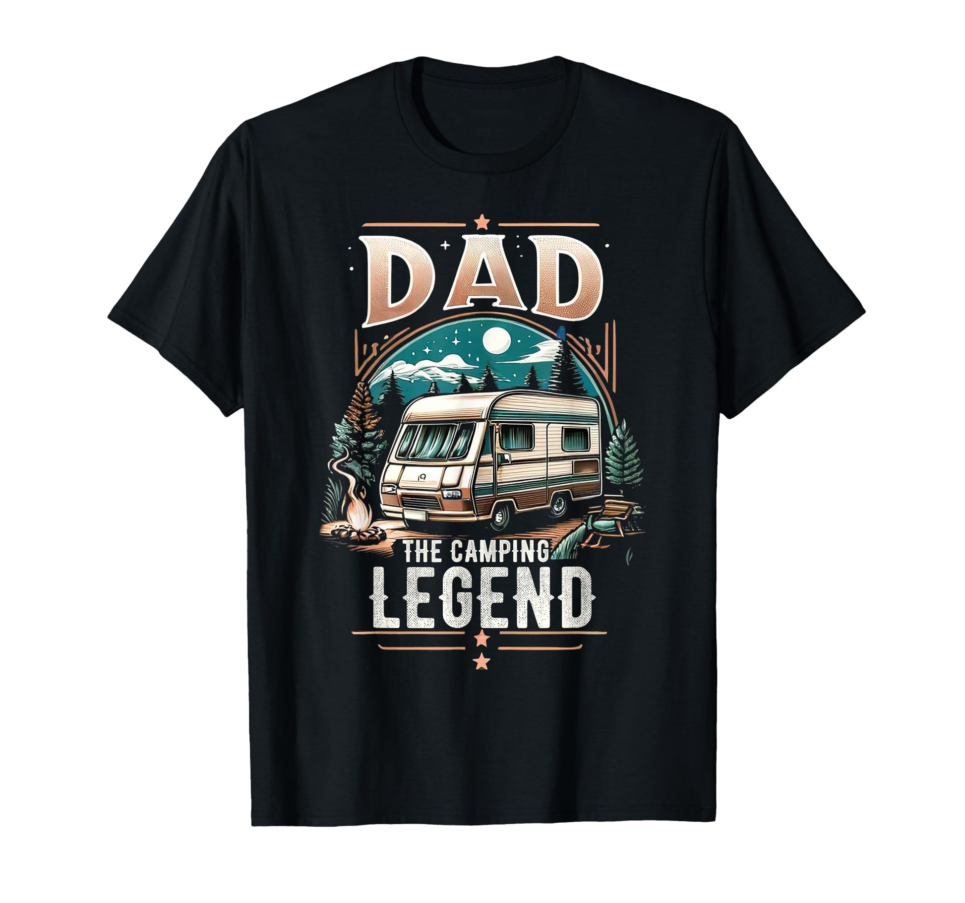Dad Fathers Day Dad Camping Legend T-Shirt - Streetwear Style for Adults - T-Shirt, Sweatshirt, Hoodie