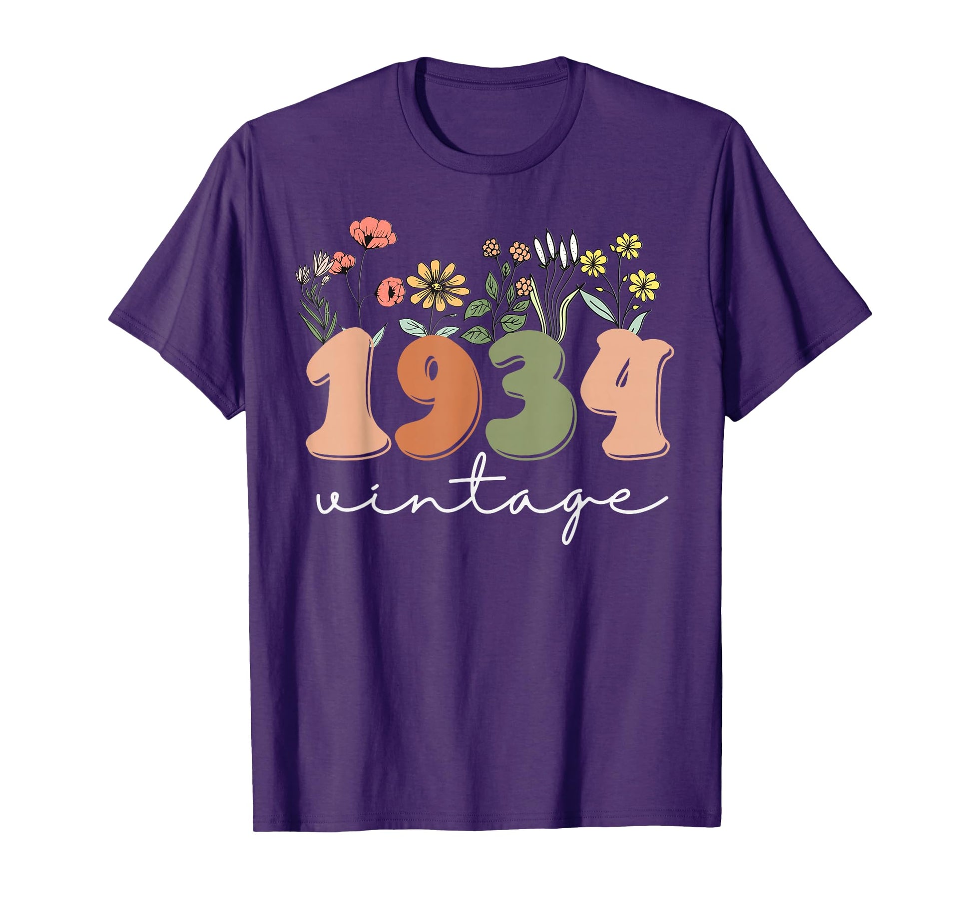 90 Years Old 1934 90Th Birthday T-Shirt - Fun Novelty Design Men Women - T-Shirt, Sweatshirt, Hoodie