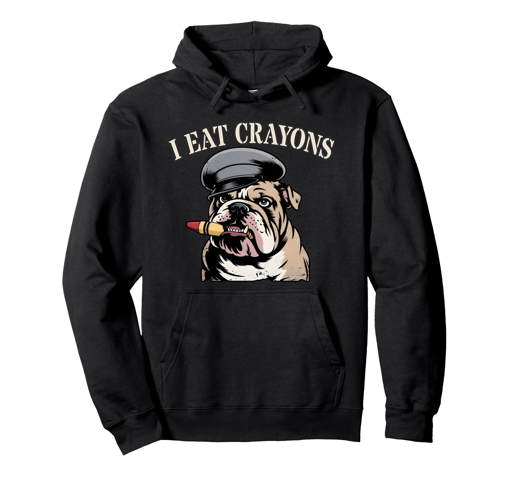 Funny I Eat Crayons Armed Forces Hoodie - Aesthetic Graphic for Adults - T-Shirt, Sweatshirt, Hoodie
