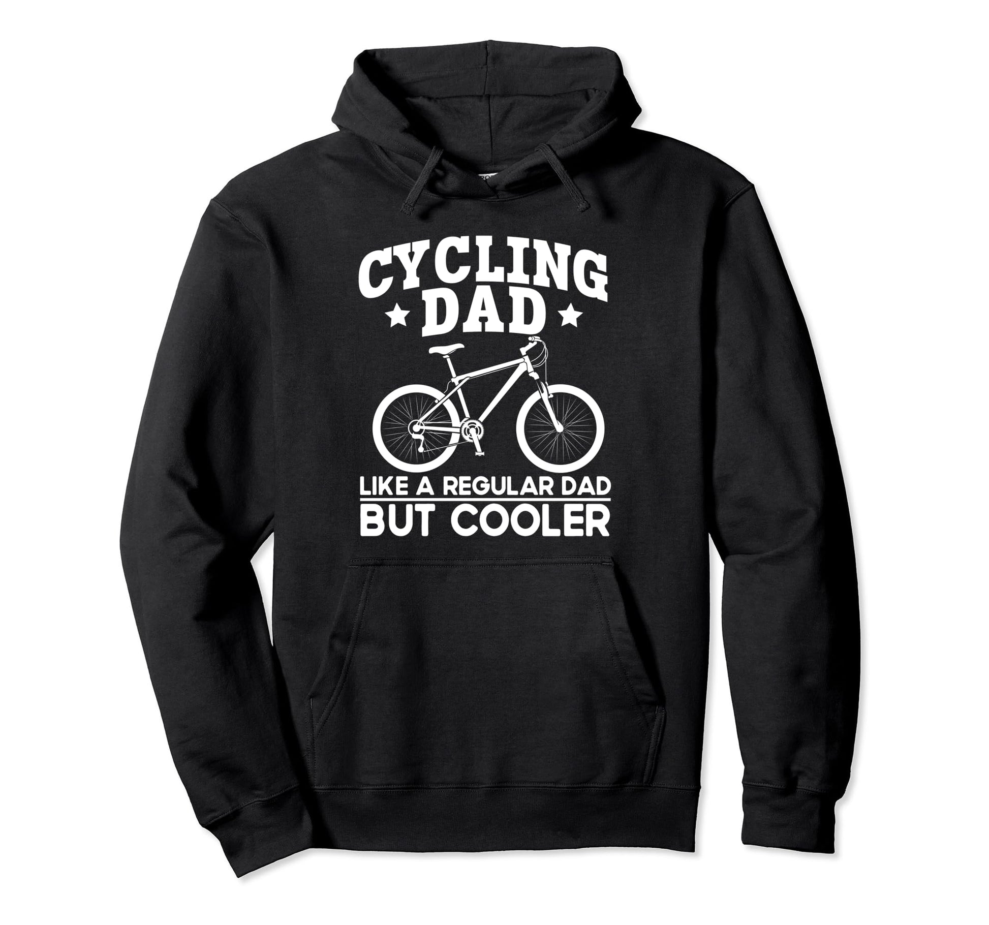 Cycling Dad Like Regular Dad But Cooler Hoodie - Unique Graphic Men Women - T-Shirt, Sweatshirt, Hoodie
