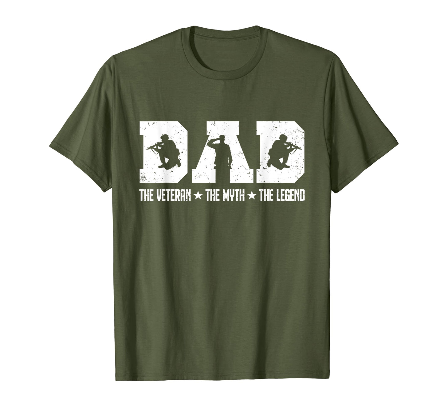 Dad Veteran Myth Legend Fathers Day T-Shirt - Streetwear Style for Adults - T-Shirt, Sweatshirt, Hoodie