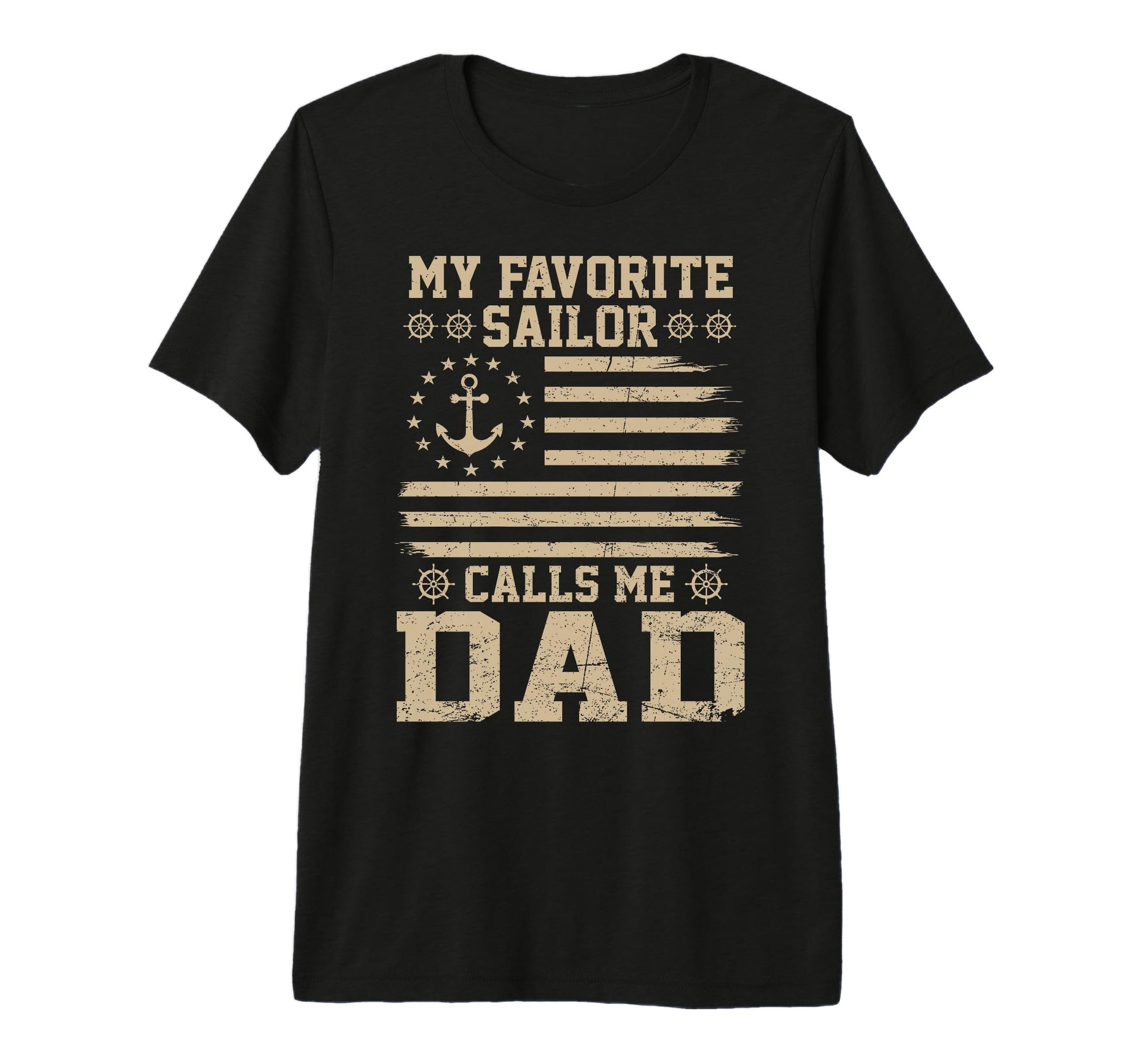 Mens My Favorite Sailor Calls Me Dad T-Shirt - Unique Graphic for Adults - T-Shirt, Sweatshirt, Hoodie