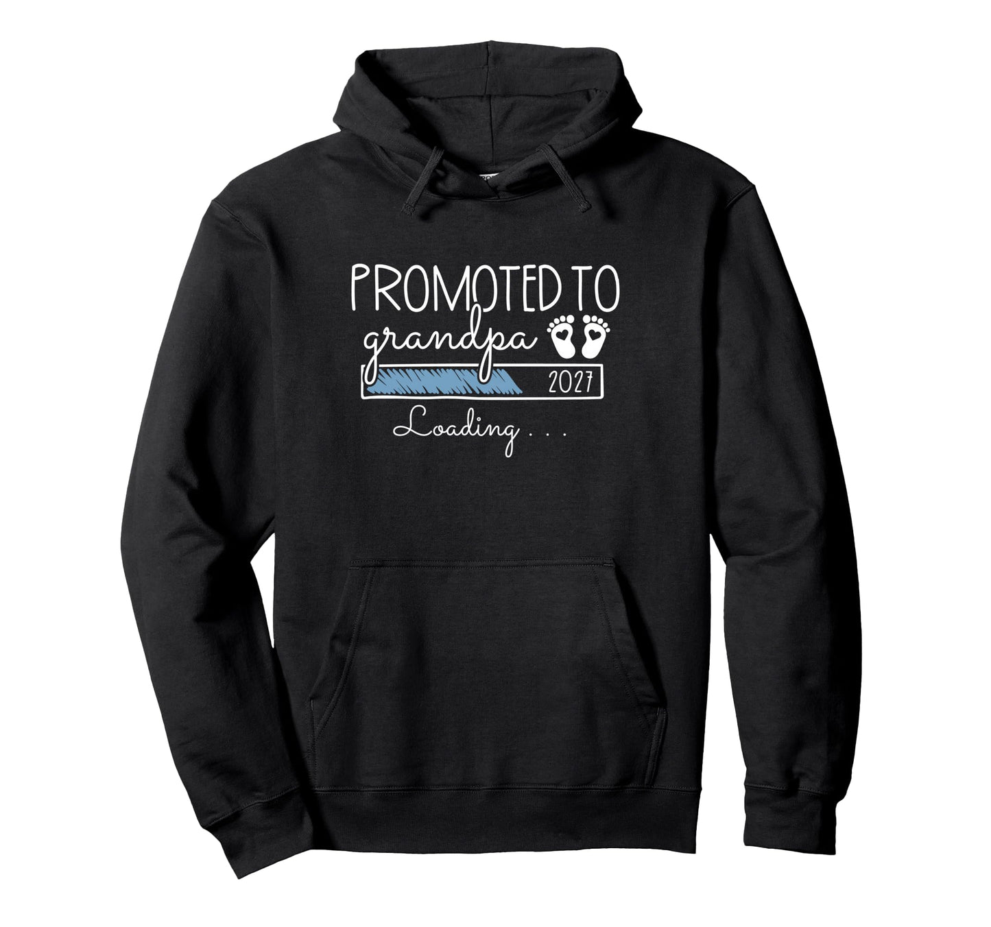 Promoted To Grandpa 2027 Hoodie - Aesthetic Graphic for Adults - T-Shirt, Sweatshirt, Hoodie