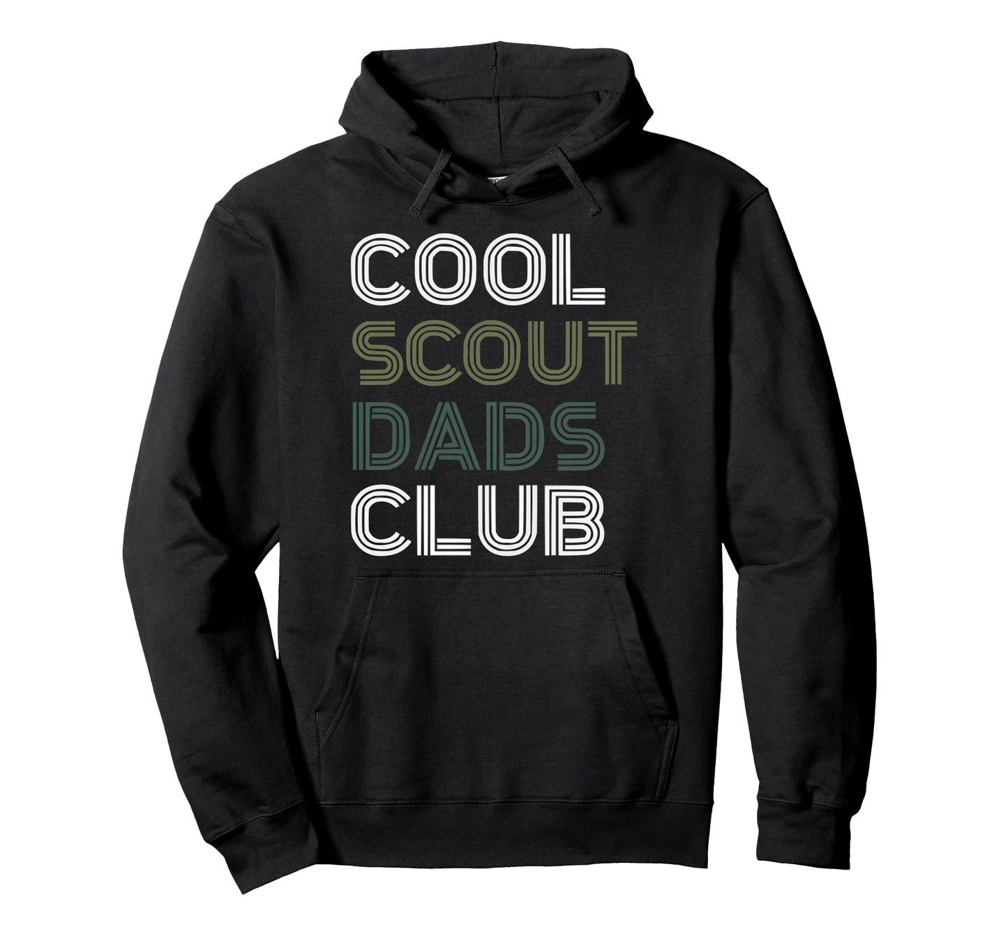 Scout Leader Dad Scouting Campfire Hoodie - Graphic Print for Adults - T-Shirt, Sweatshirt, Hoodie