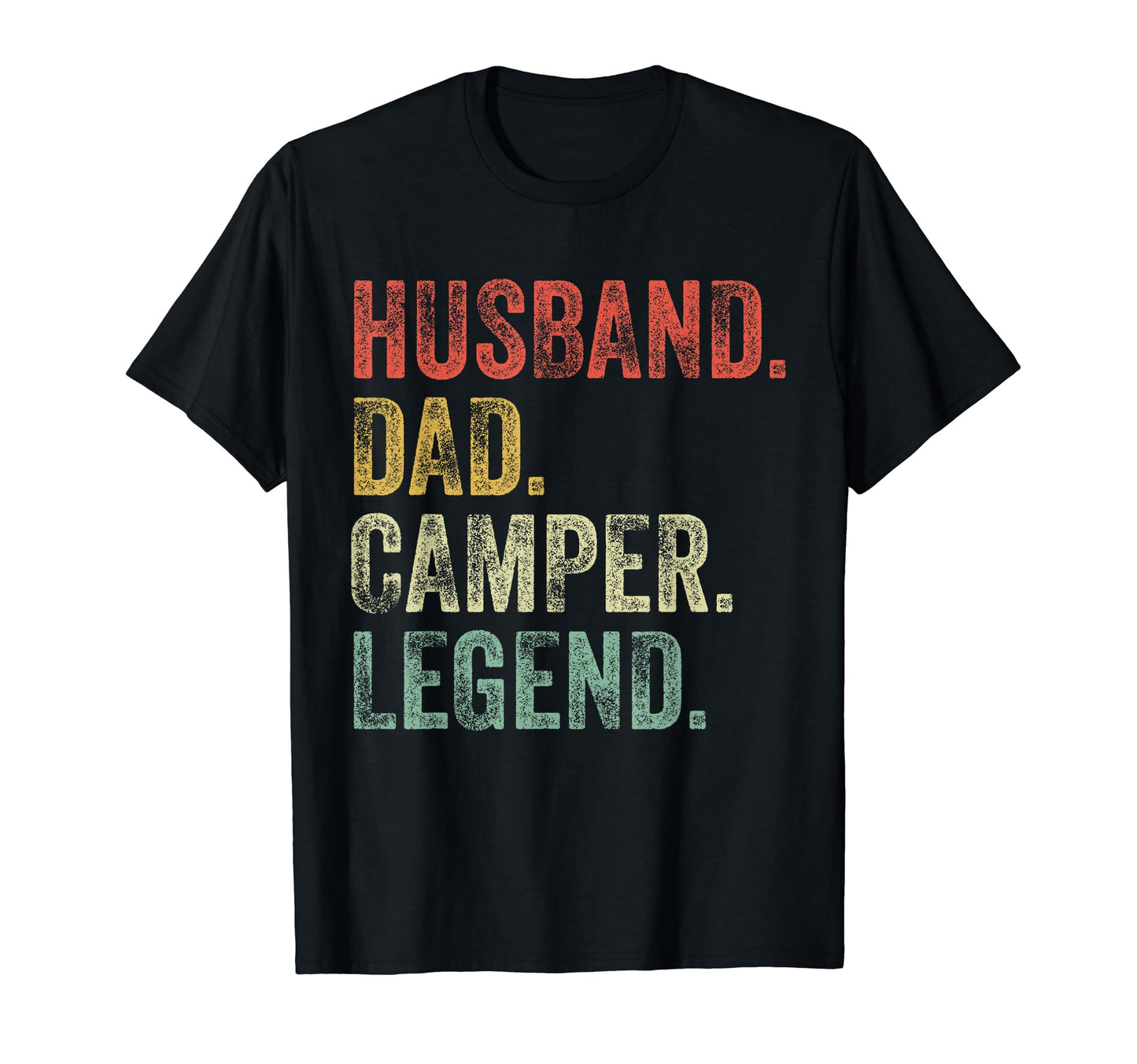 Husband Dad Camper Funny Camping Outdoor T-Shirt - Custom Art Print Unisex - T-Shirt, Sweatshirt, Hoodie