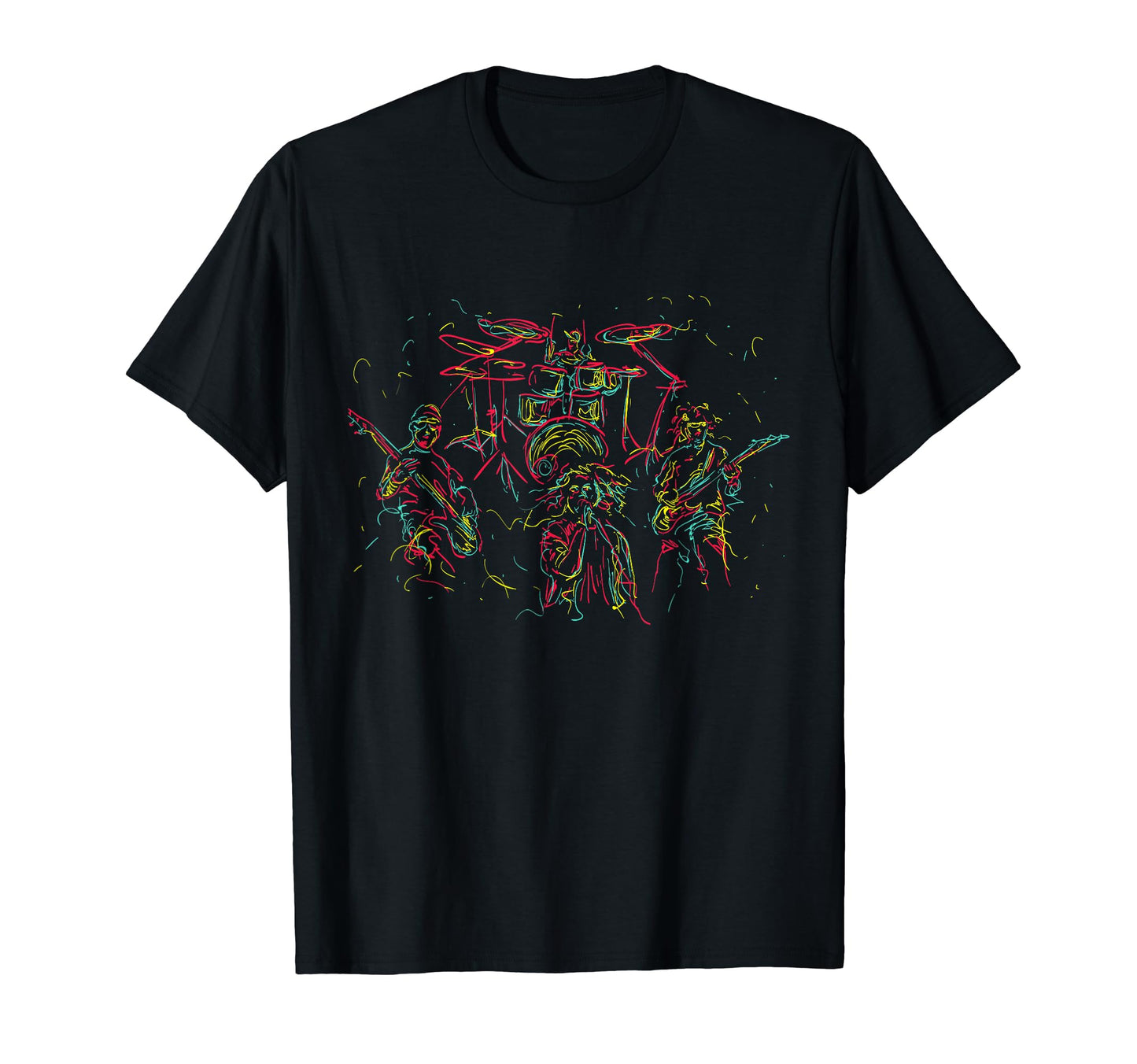 80S Colorful Music Band Pop T-Shirt - Custom Art Print Men Women - T-Shirt, Sweatshirt, Hoodie