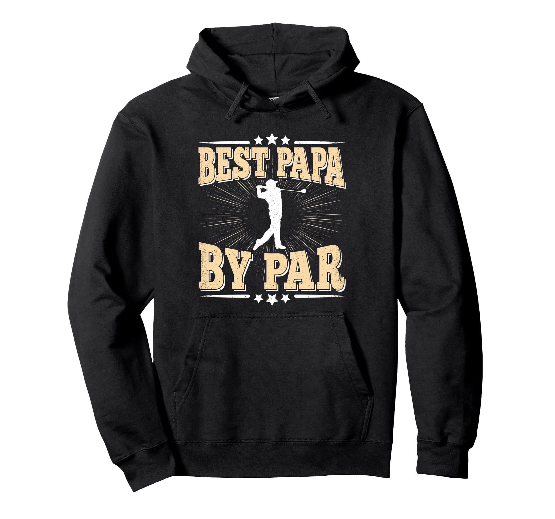 Best Papa Par Golf Player Daddy Dad Hoodie - Fun Novelty Design Unisex - T-Shirt, Sweatshirt, Hoodie