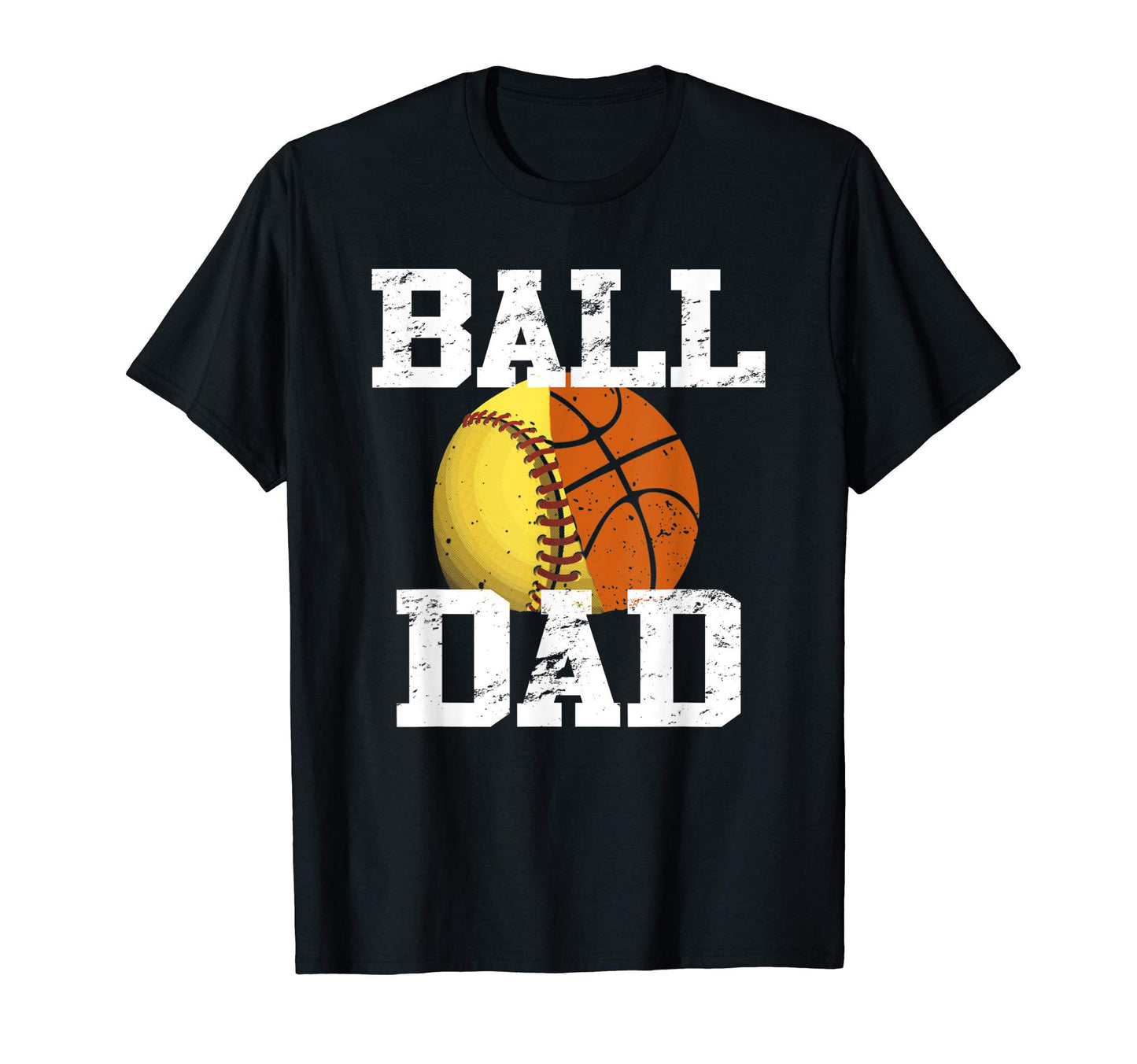Mens Basketball Softball Dad T-Shirt - Casual Everyday Wear for Adults - T-Shirt, Sweatshirt, Hoodie