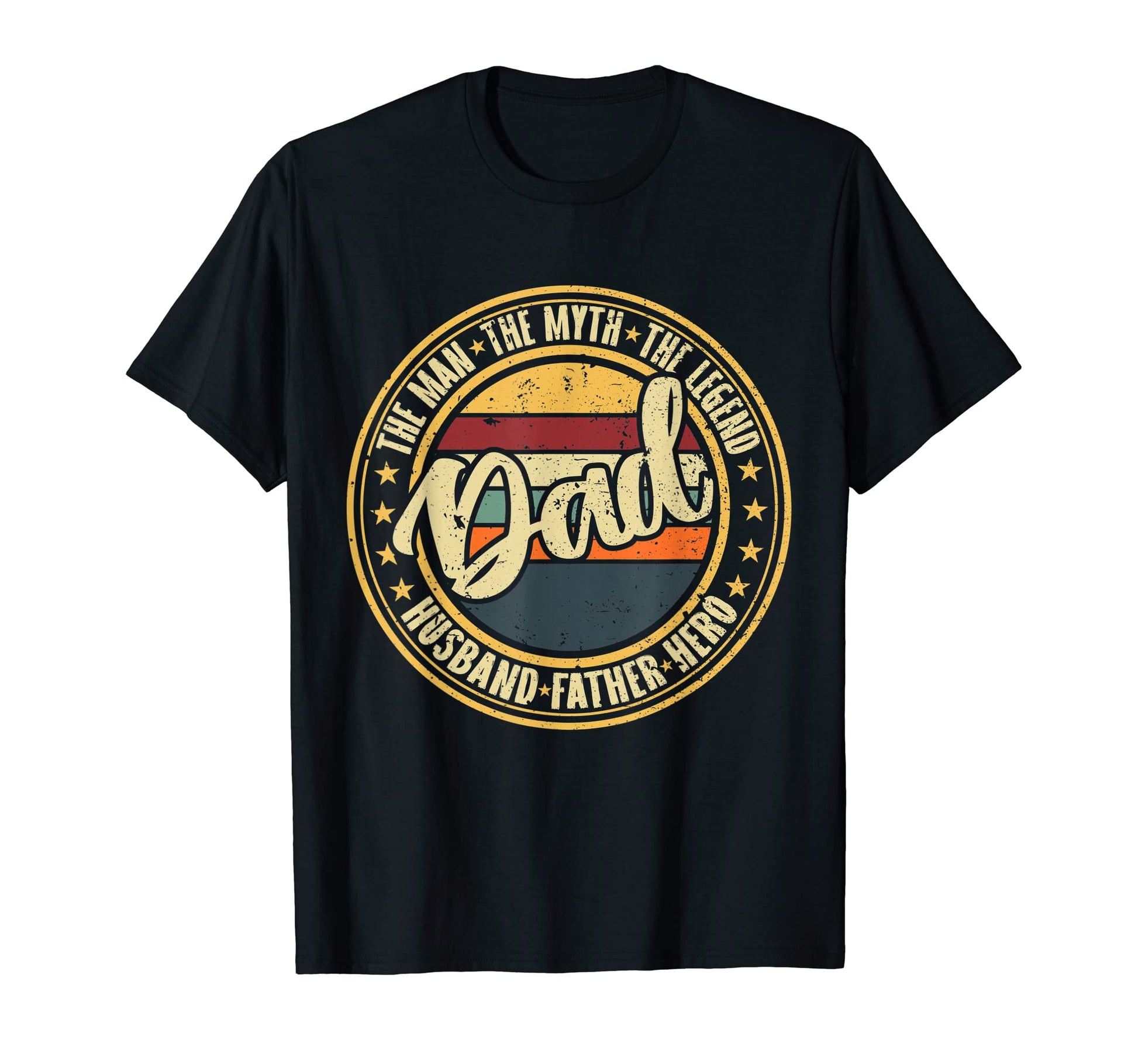 Mens Dad Myth Legend Hero Husband T-Shirt - Aesthetic Graphic for Adults - T-Shirt, Sweatshirt, Hoodie