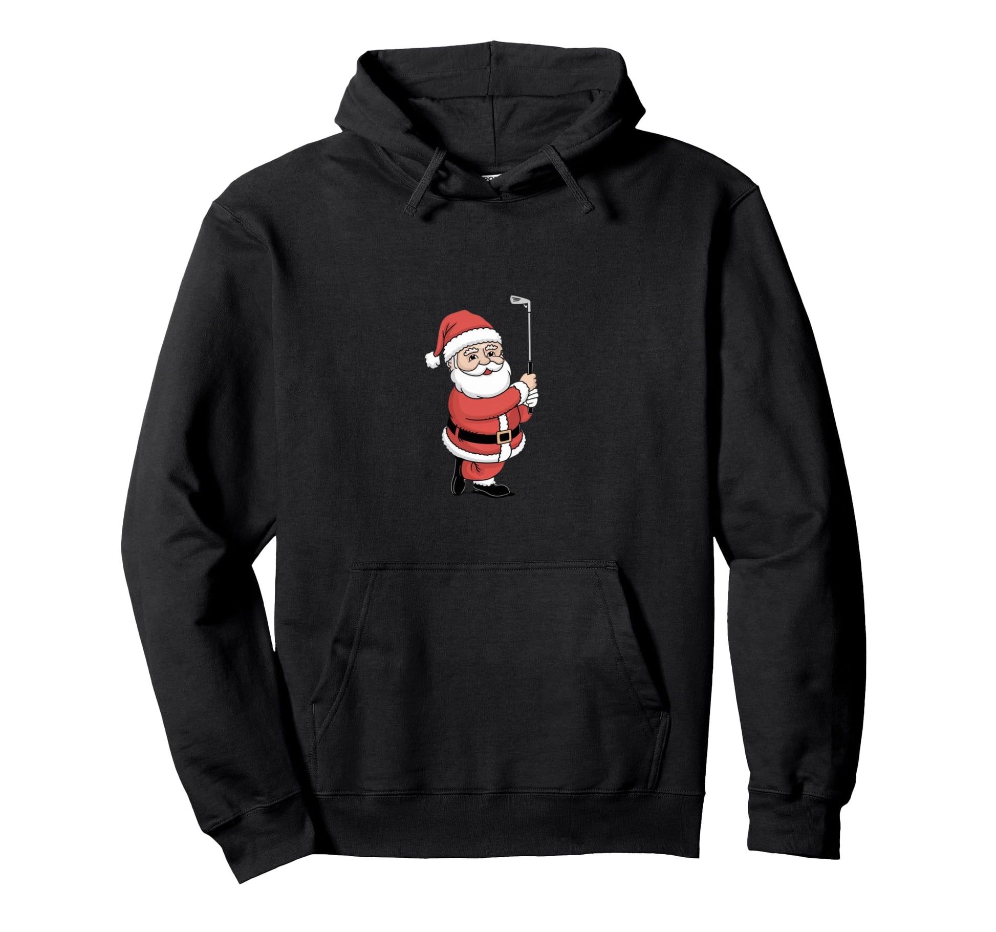 Golf Oh Santa Claus Golfer Golfing Hoodie - Casual Everyday Wear Men Women - T-Shirt, Sweatshirt, Hoodie