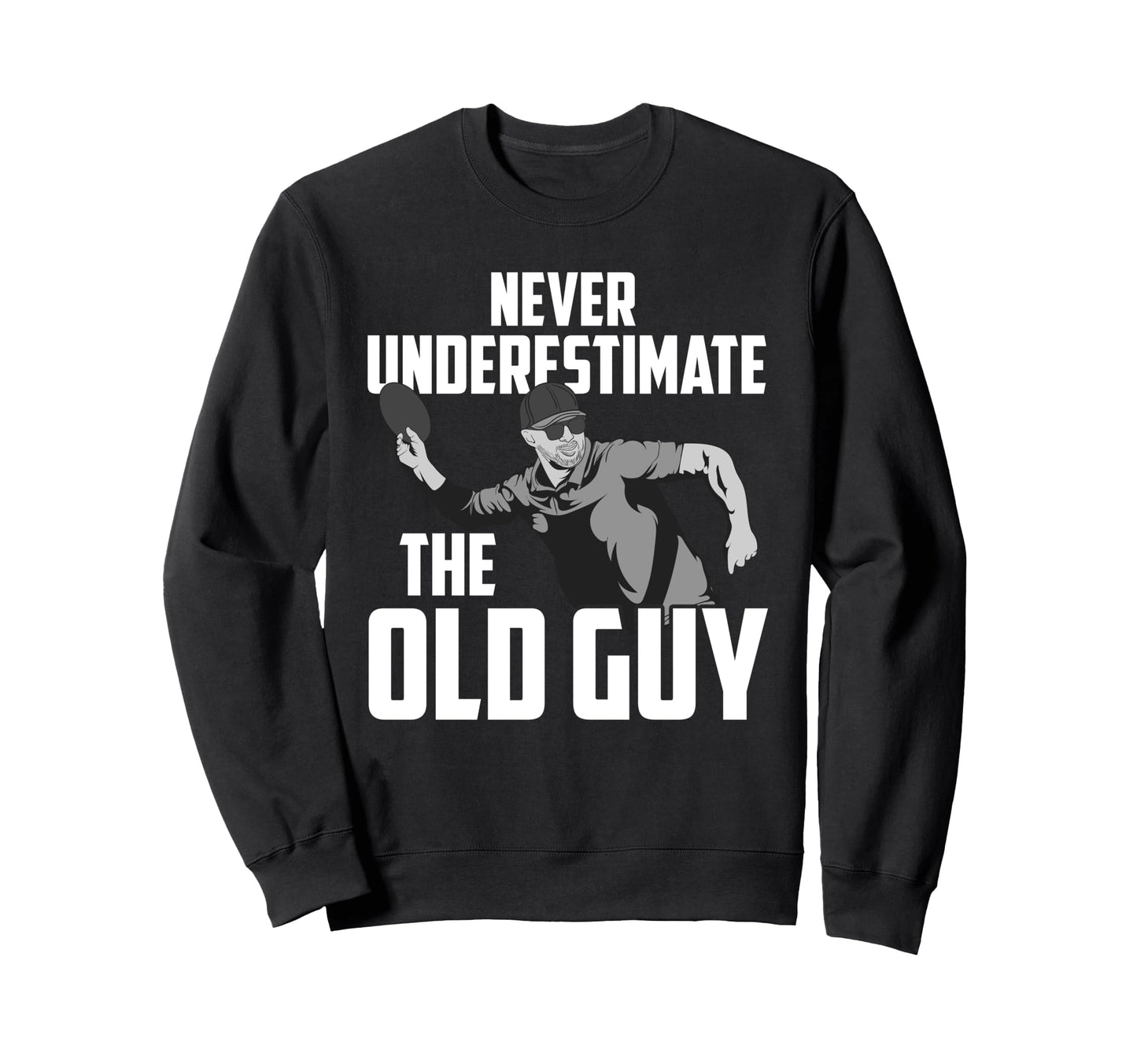 Disc Golf Art Dad Disc Golf Lover Sweatshirt - Minimalist Print for Adults - T-Shirt, Sweatshirt, Hoodie