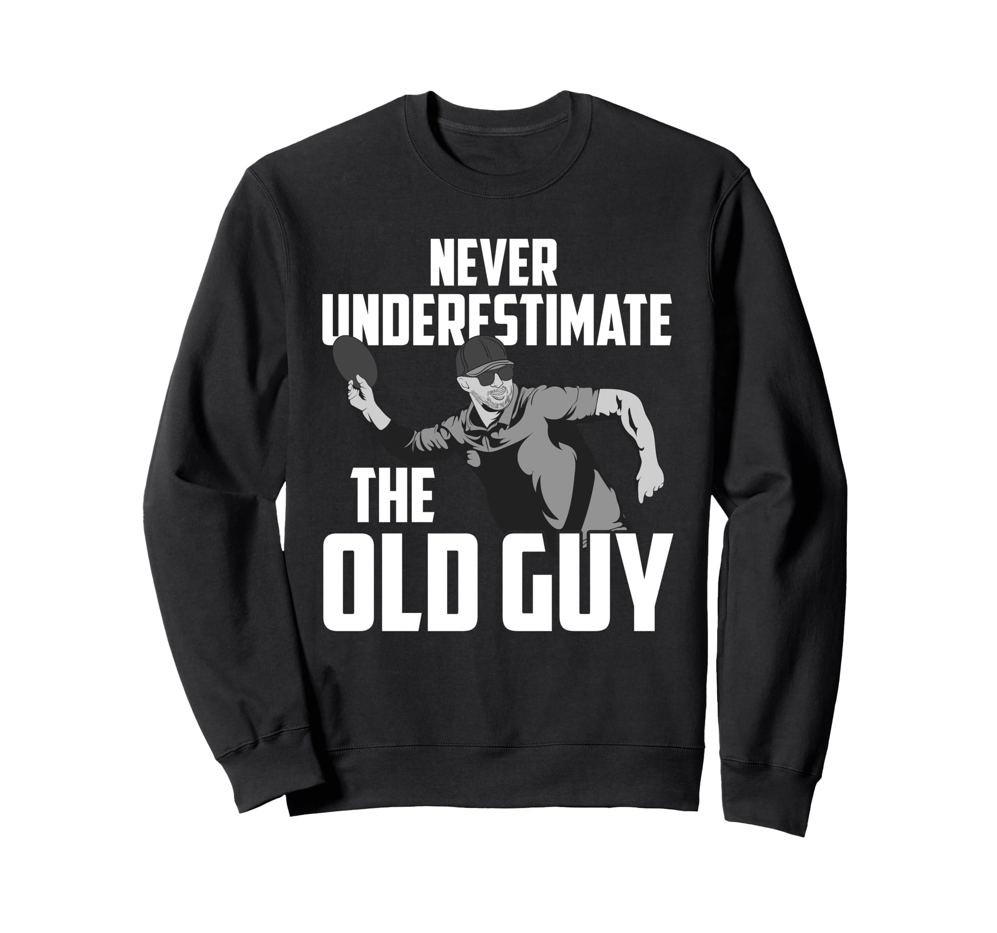 Disc Golf Art Dad Disc Golf Lover Sweatshirt - Minimalist Print for Adults - T-Shirt, Sweatshirt, Hoodie