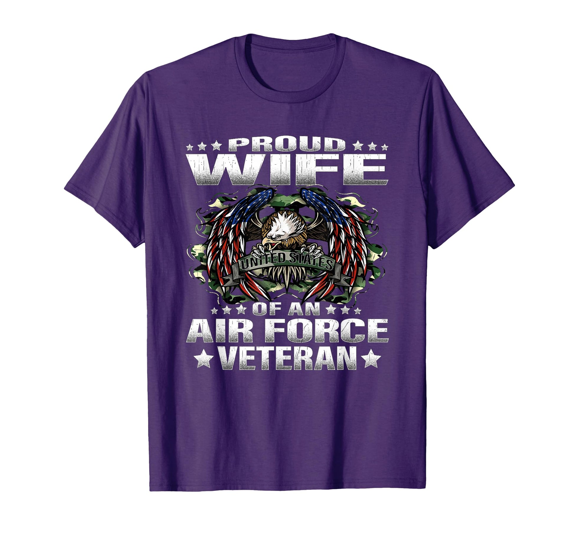 Proud Wife Air Force Veteran T-Shirt - Aesthetic Graphic Men Women - T-Shirt, Sweatshirt, Hoodie