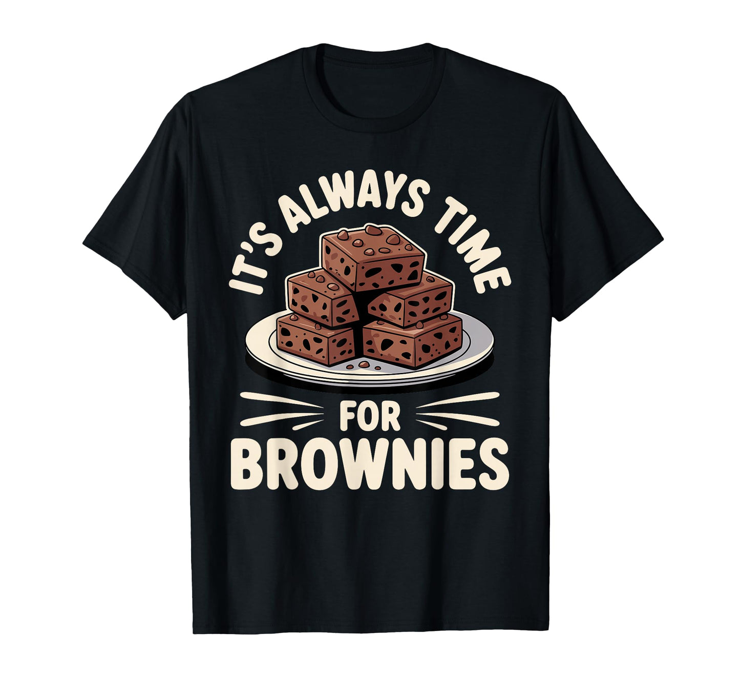 Brownie Art Dessert Lovers Pastry Brownie T-Shirt - Custom Art Print Unisex - T-Shirt, Sweatshirt, Hoodie