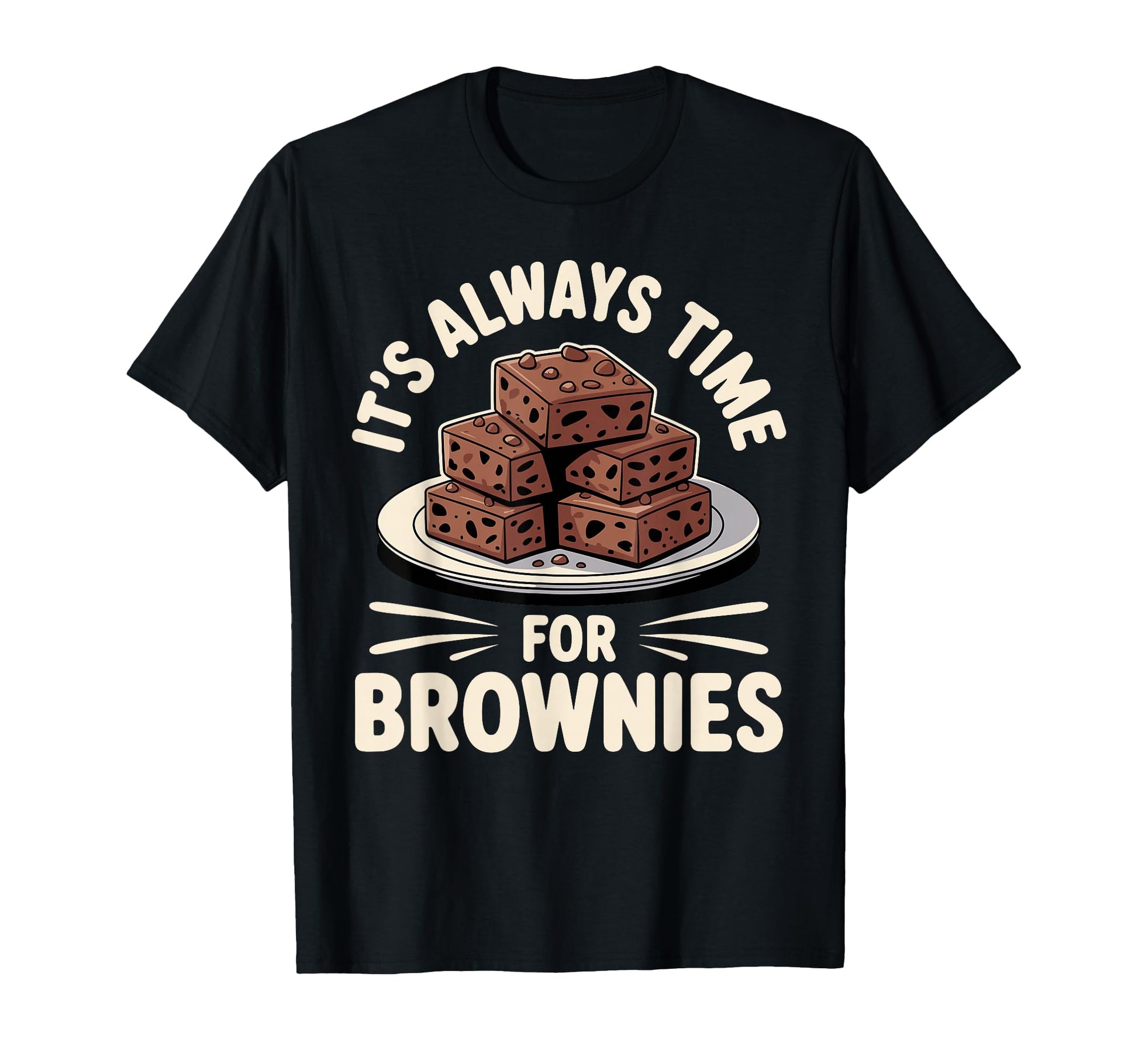 Brownie Art Dessert Lovers Pastry Brownie T-Shirt - Custom Art Print Unisex - T-Shirt, Sweatshirt, Hoodie