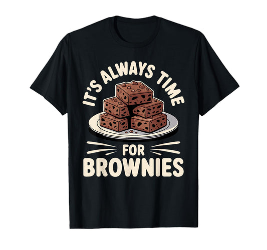 Brownie Art Dessert Lovers Pastry Brownie T-Shirt - Custom Art Print Unisex - T-Shirt, Sweatshirt, Hoodie