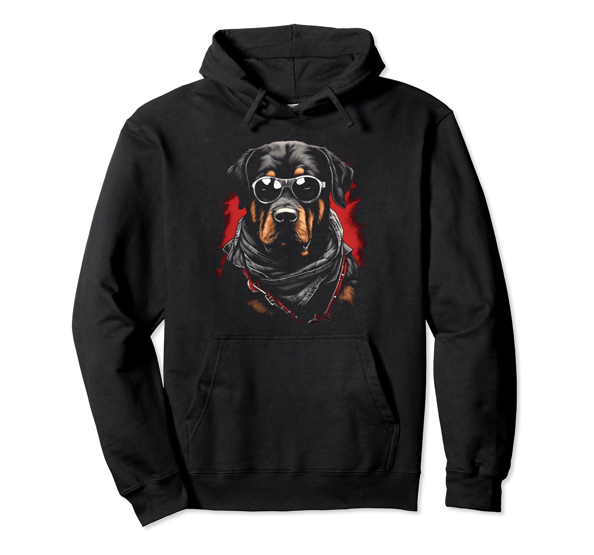 Motorcycle Dad Biker Dog Funny Hoodie - Casual Everyday Wear for Adults - T-Shirt, Sweatshirt, Hoodie